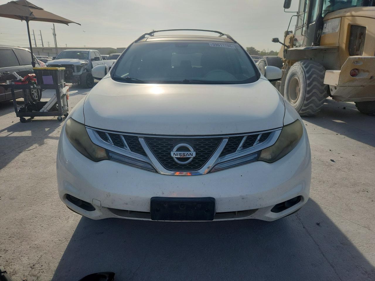 2012 Nissan Murano S Белый vin: JN8AZ1MU9CW113352