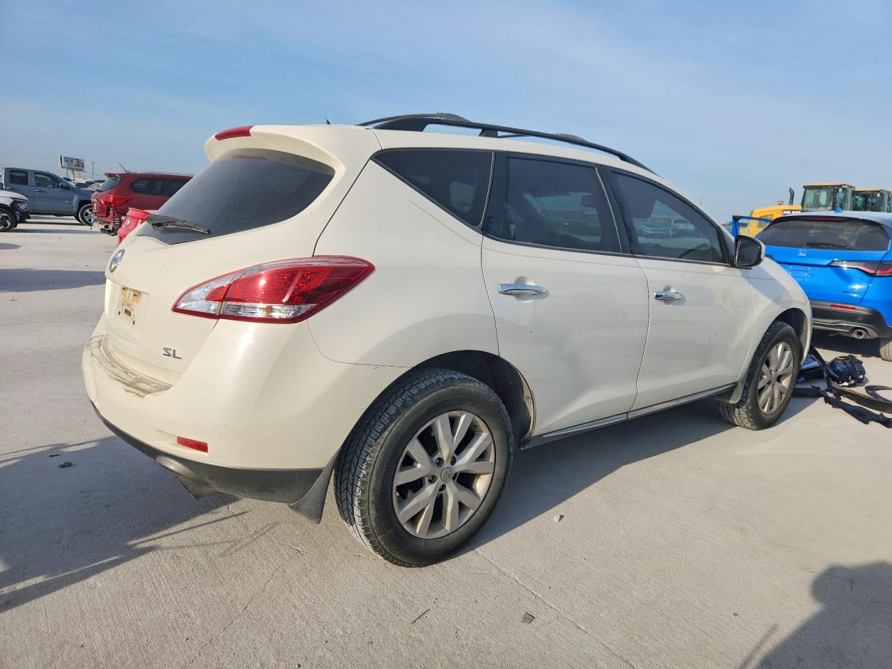 2012 Nissan Murano S Белый vin: JN8AZ1MU9CW113352