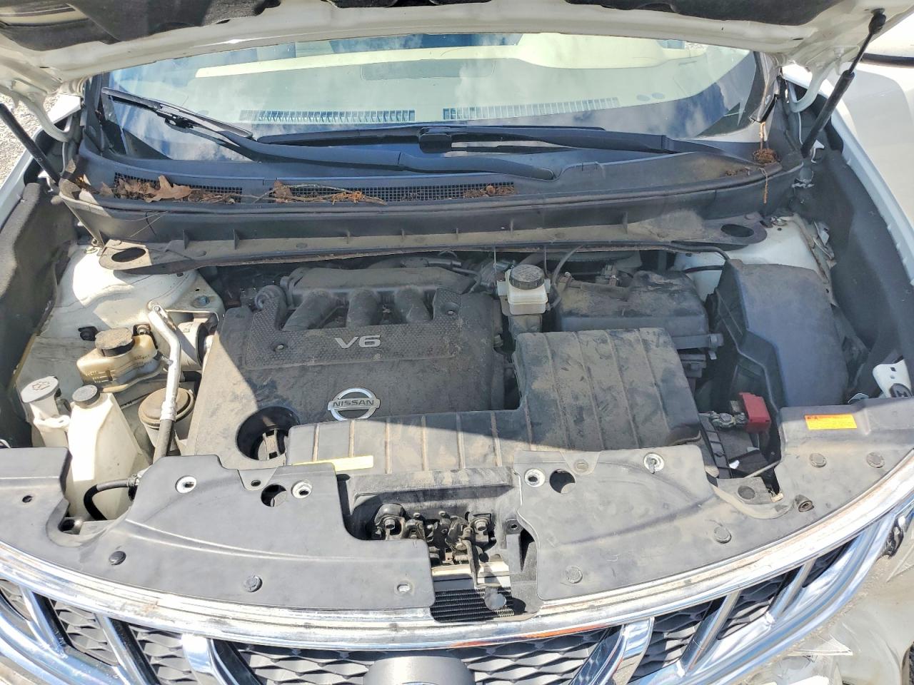 2012 Nissan Murano S White vin: JN8AZ1MU9CW121449