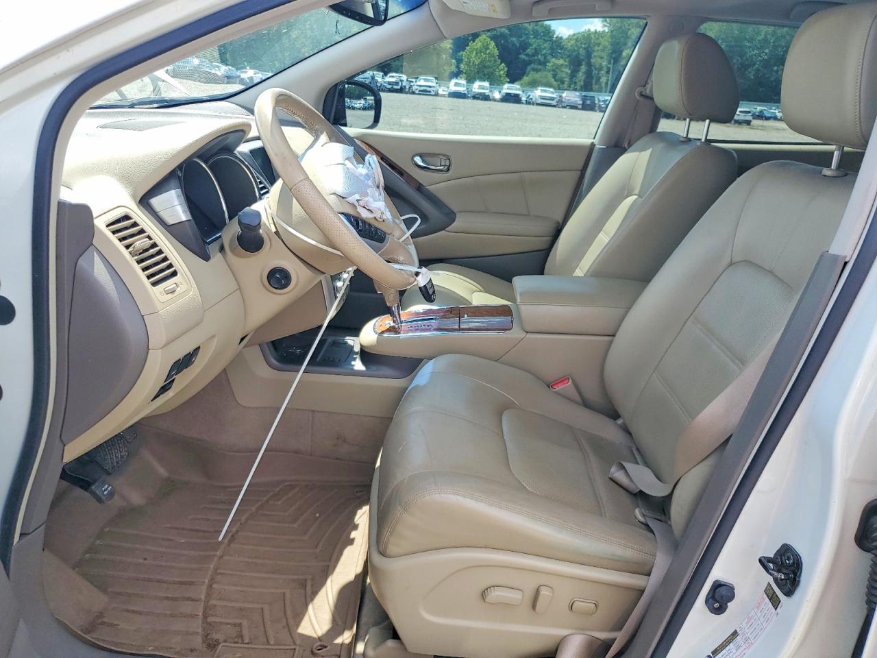 2012 Nissan Murano S White vin: JN8AZ1MU9CW121449