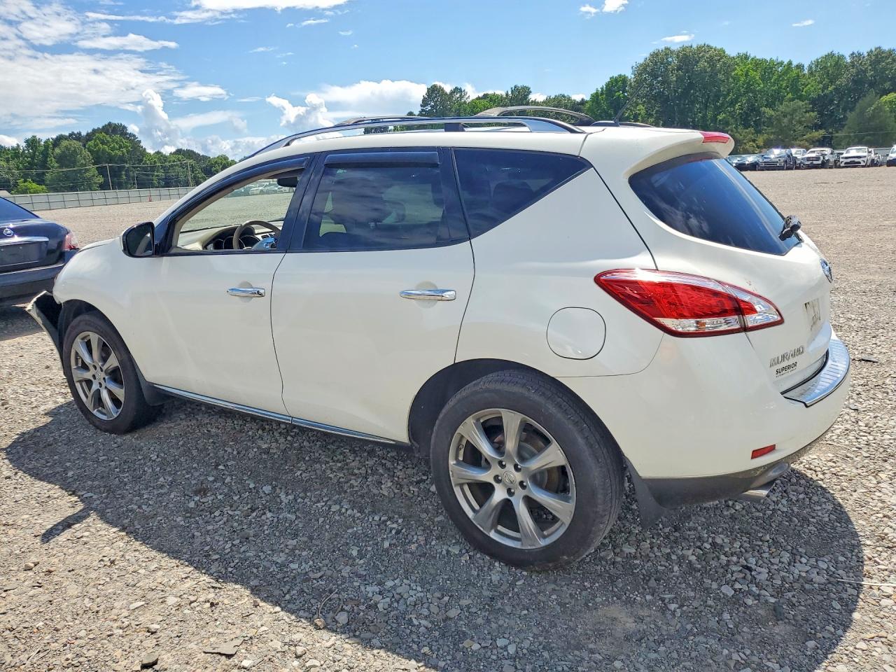 2012 Nissan Murano S White vin: JN8AZ1MU9CW121449