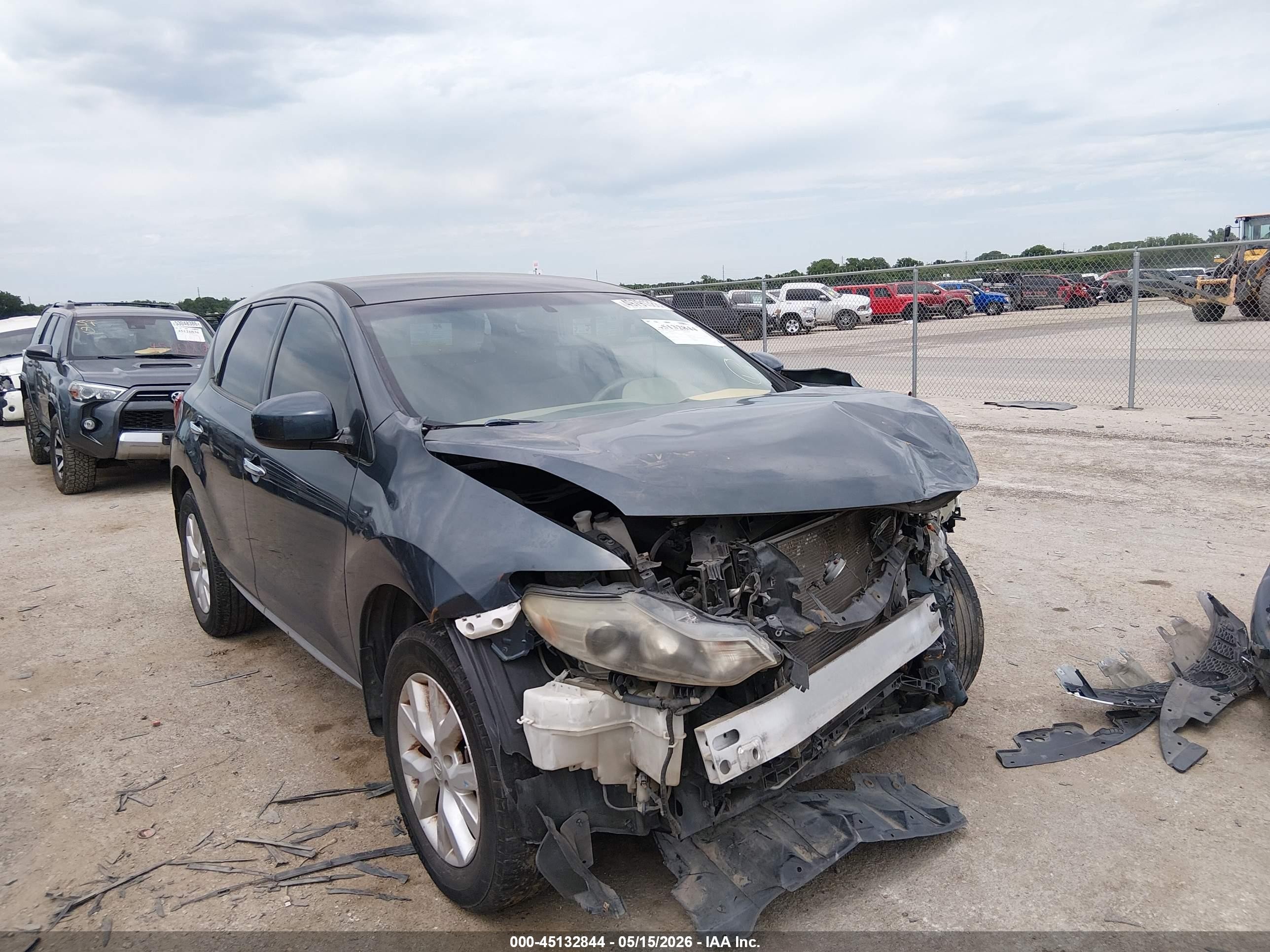 2014 Nissan Murano S Dark Blue vin: JN8AZ1MU9EW403156