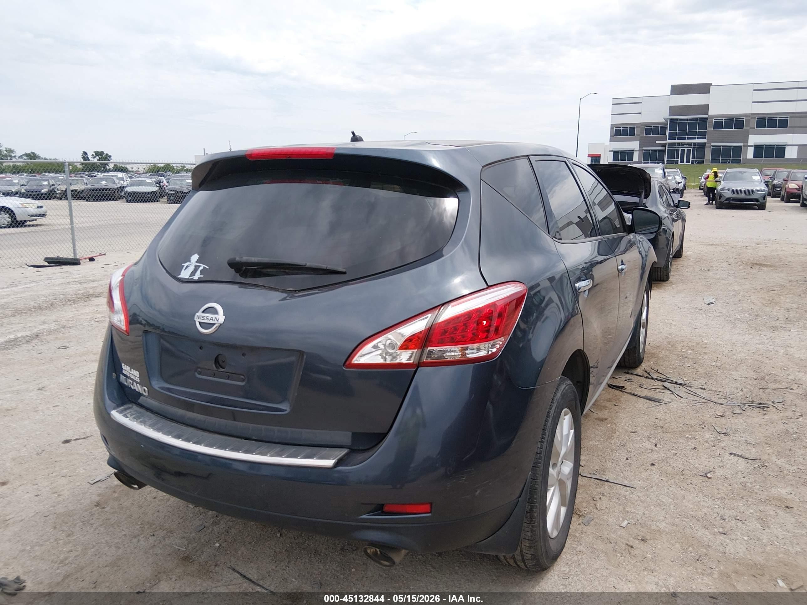 2014 Nissan Murano S Dark Blue vin: JN8AZ1MU9EW403156