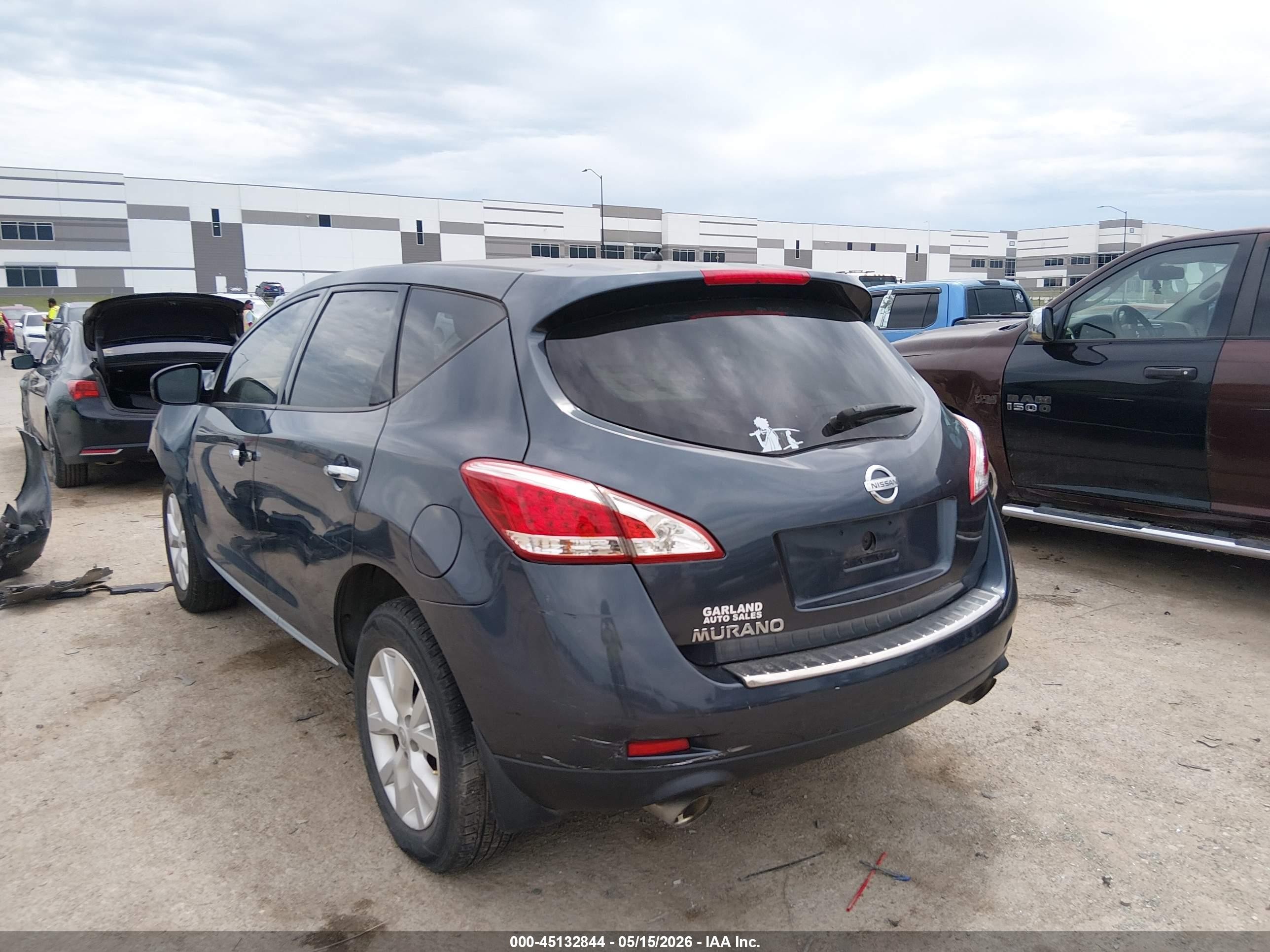 2014 Nissan Murano S Dark Blue vin: JN8AZ1MU9EW403156