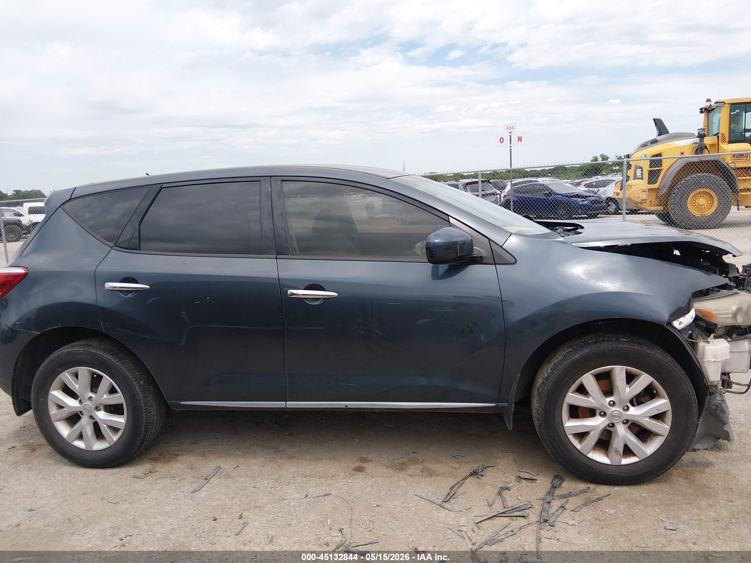 2014 Nissan Murano S Dark Blue vin: JN8AZ1MU9EW403156
