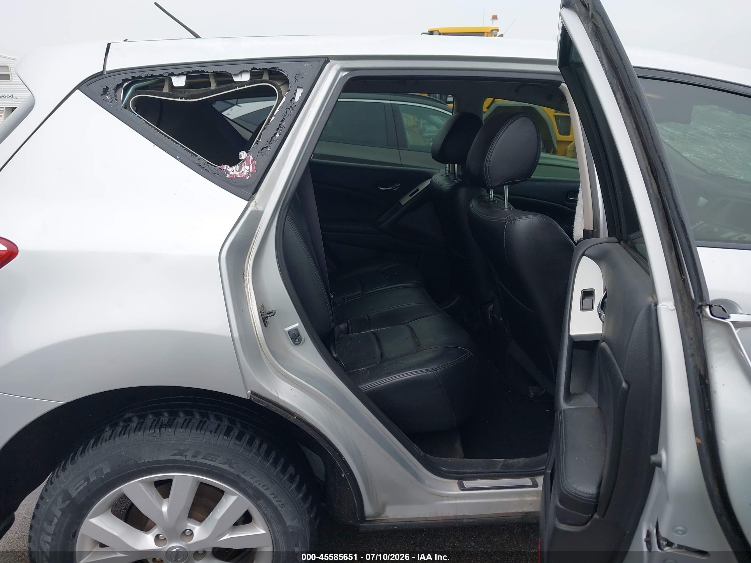 2014 Nissan Murano Le/s/sl/sv Серебряный vin: JN8AZ1MU9EW408938