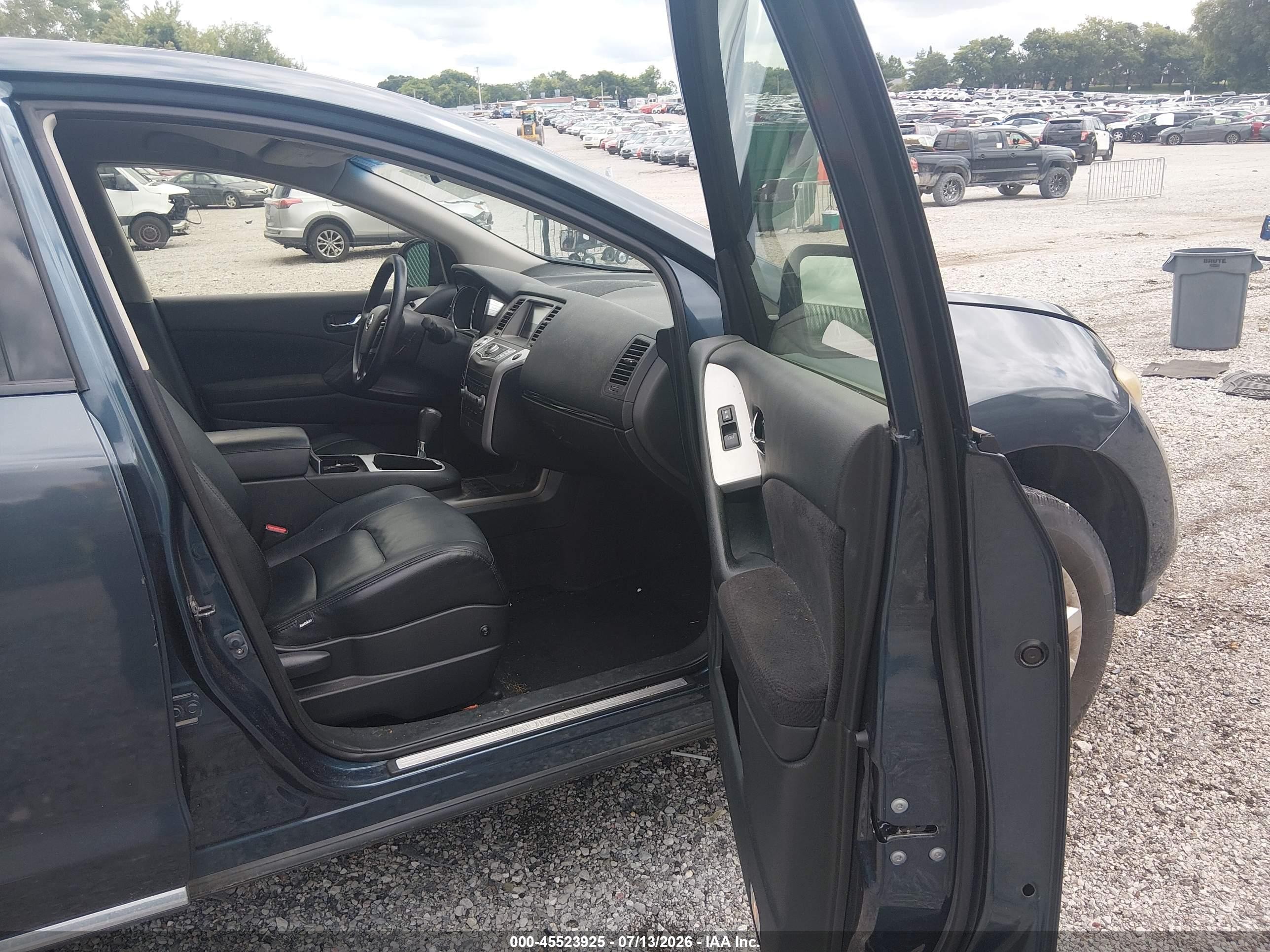 2014 Nissan Murano S/sl/sv/le Blue vin: JN8AZ1MU9EW409054