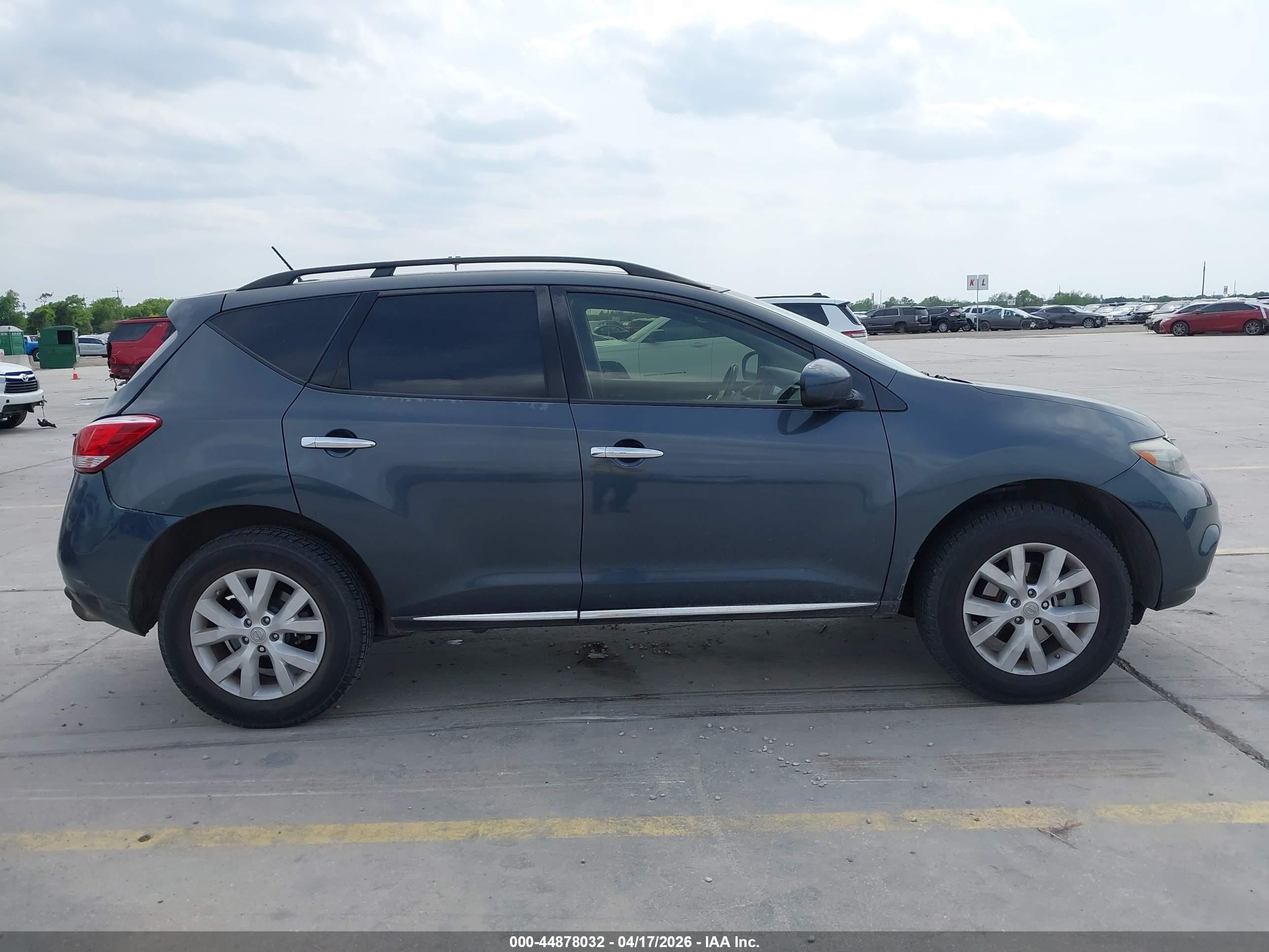 2014 Nissan Murano Sv Gray vin: JN8AZ1MU9EW413055