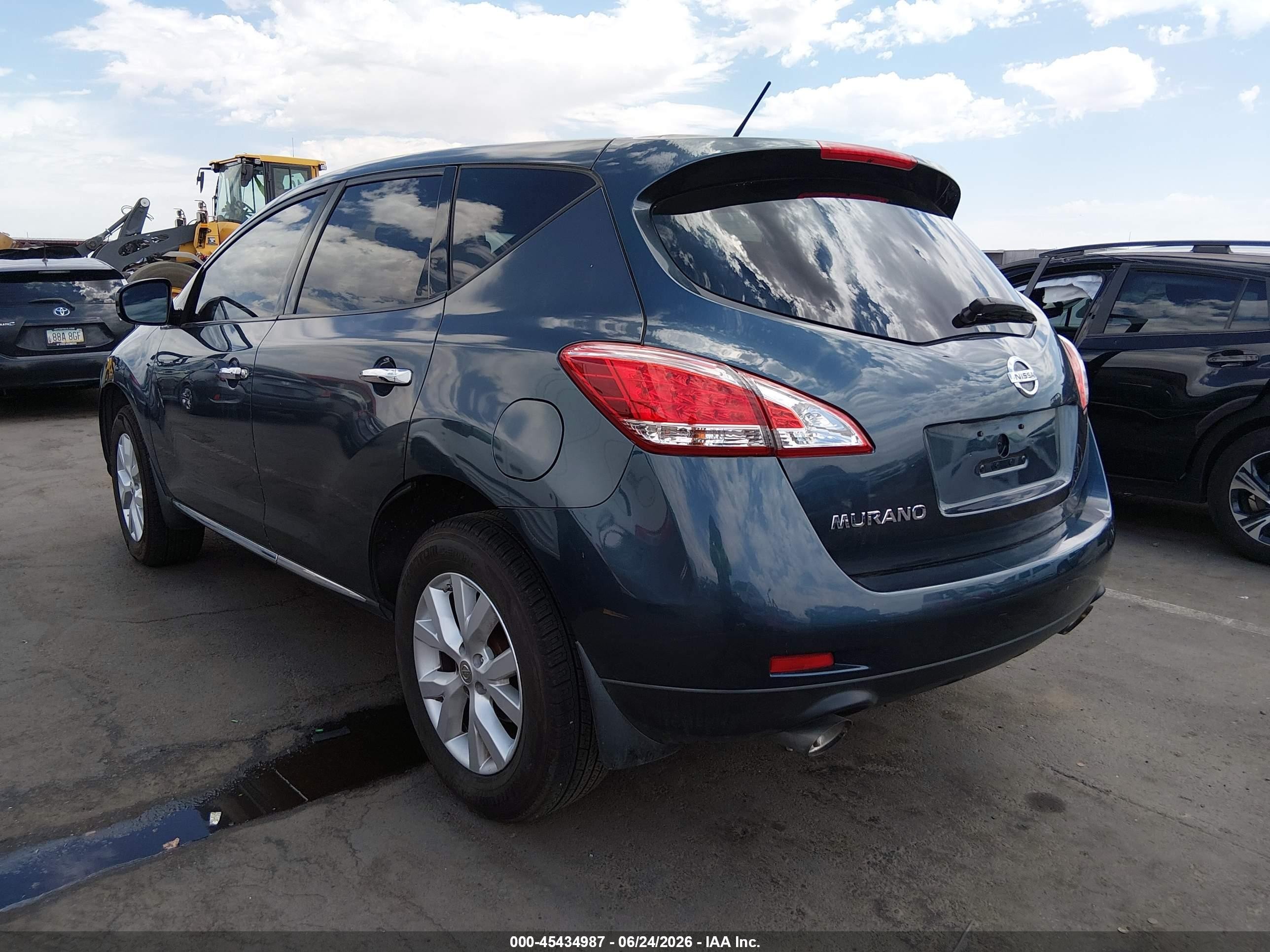 2014 Nissan Murano S Gray vin: JN8AZ1MU9EW414335