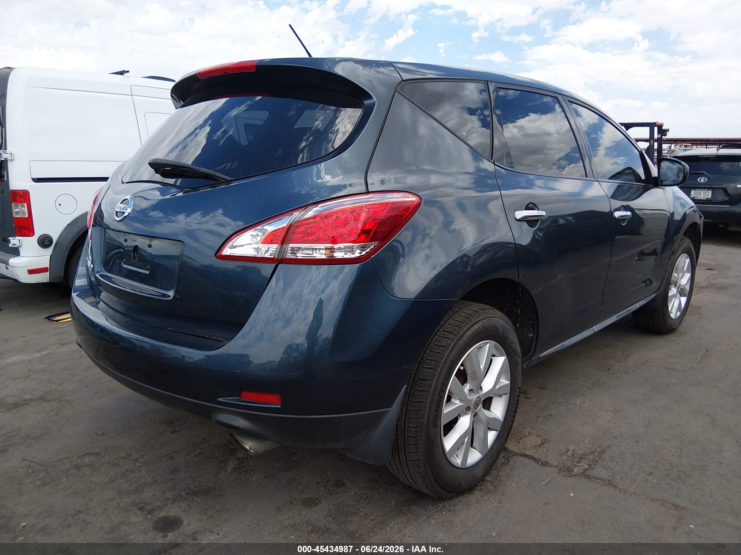 2014 Nissan Murano S Gray vin: JN8AZ1MU9EW414335