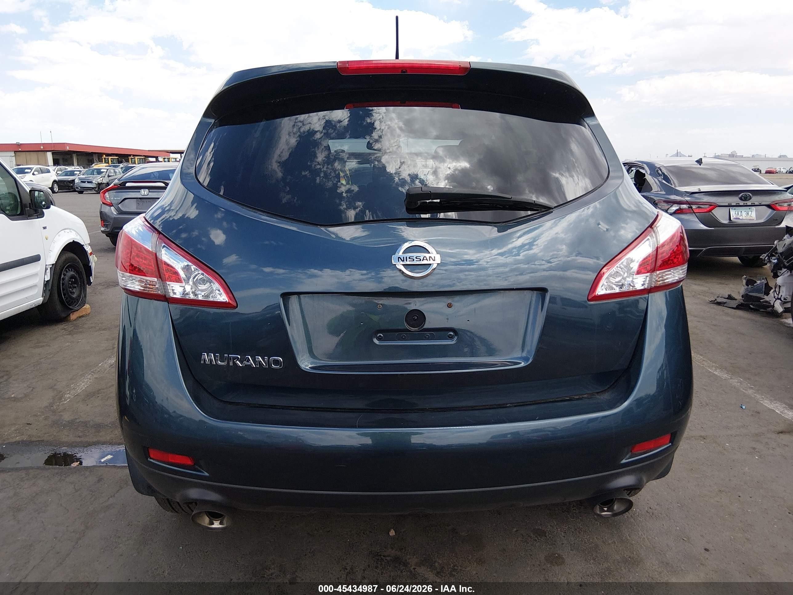 2014 Nissan Murano S Gray vin: JN8AZ1MU9EW414335