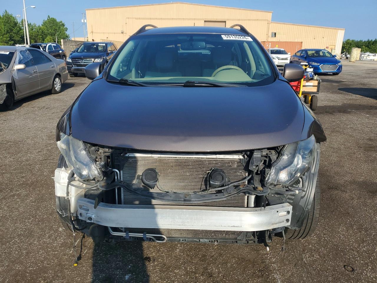 2014 Nissan Murano S Коричневый vin: JN8AZ1MU9EW419115