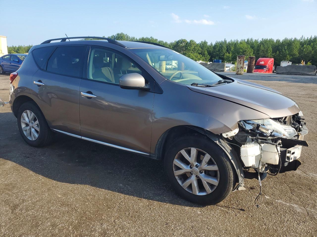 2014 Nissan Murano S Коричневый vin: JN8AZ1MU9EW419115