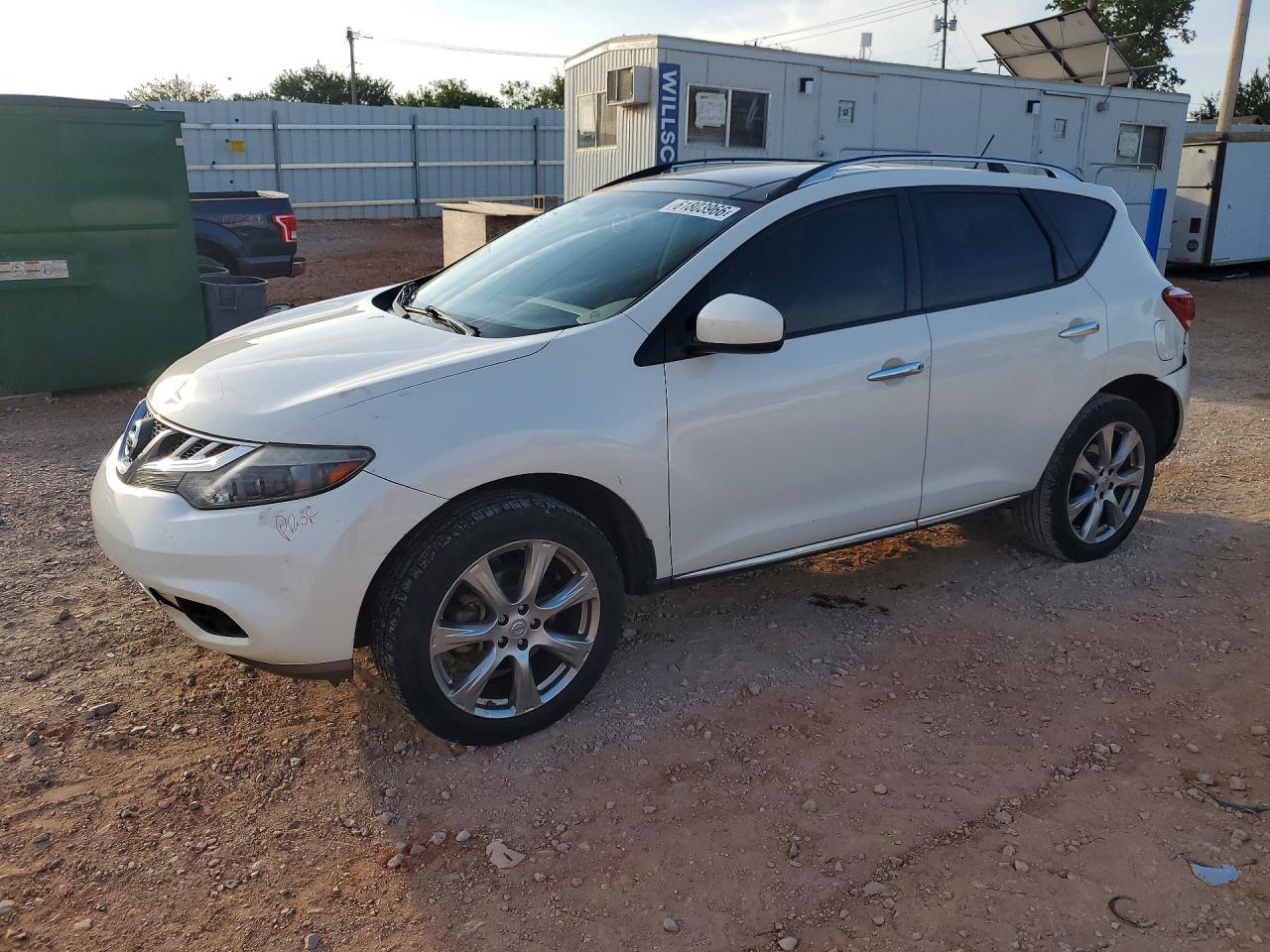 2014 Nissan Murano Le White vin: JN8AZ1MU9EW419504