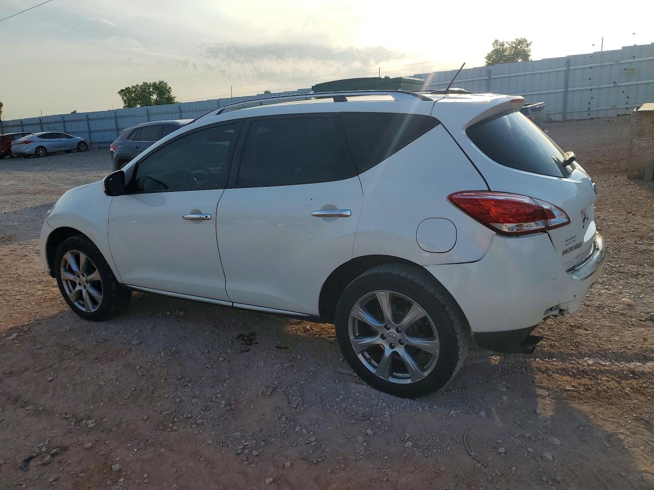 2014 Nissan Murano Le White vin: JN8AZ1MU9EW419504