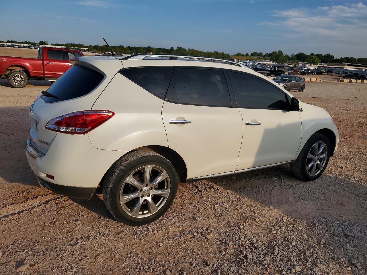 2014 Nissan Murano Le White vin: JN8AZ1MU9EW419504