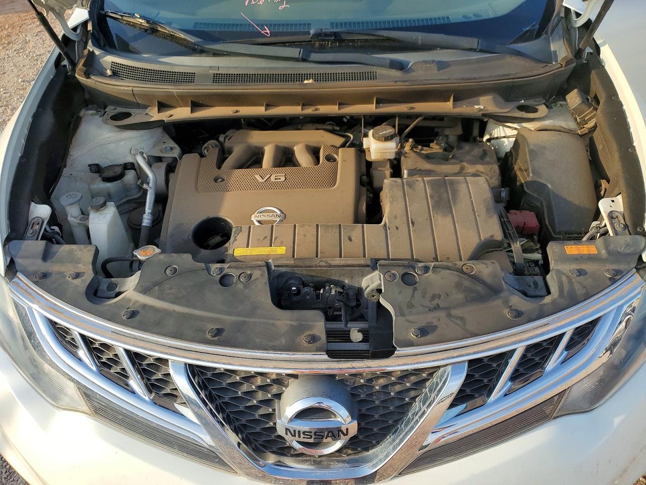 2014 Nissan Murano Le White vin: JN8AZ1MU9EW419504