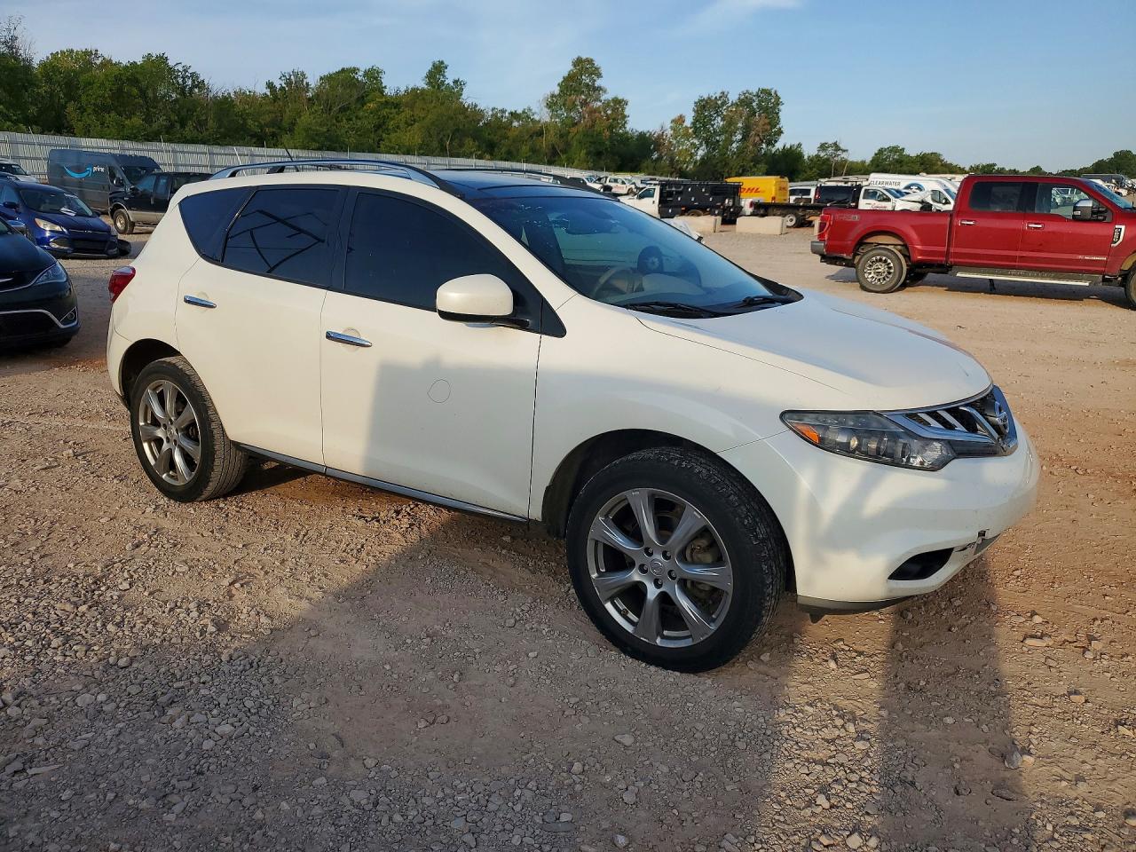 2014 Nissan Murano Le White vin: JN8AZ1MU9EW419504