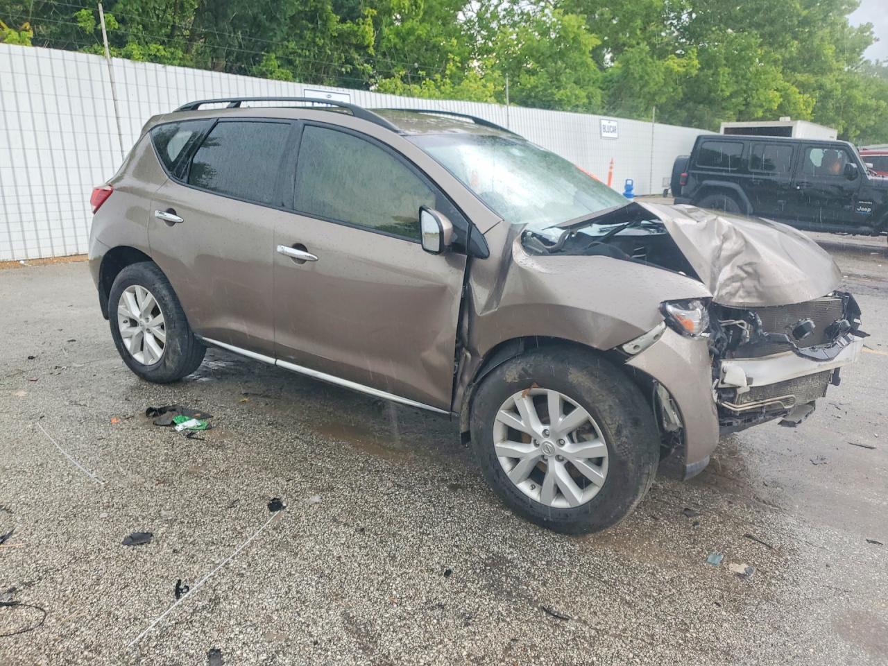 2014 Nissan Murano Sv Коричневый vin: JN8AZ1MU9EW419650