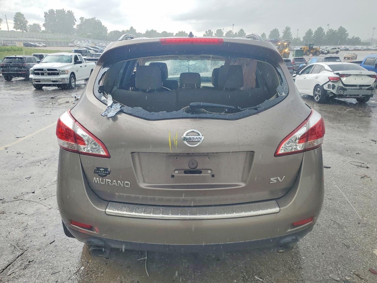 2014 Nissan Murano Sv Коричневый vin: JN8AZ1MU9EW419650