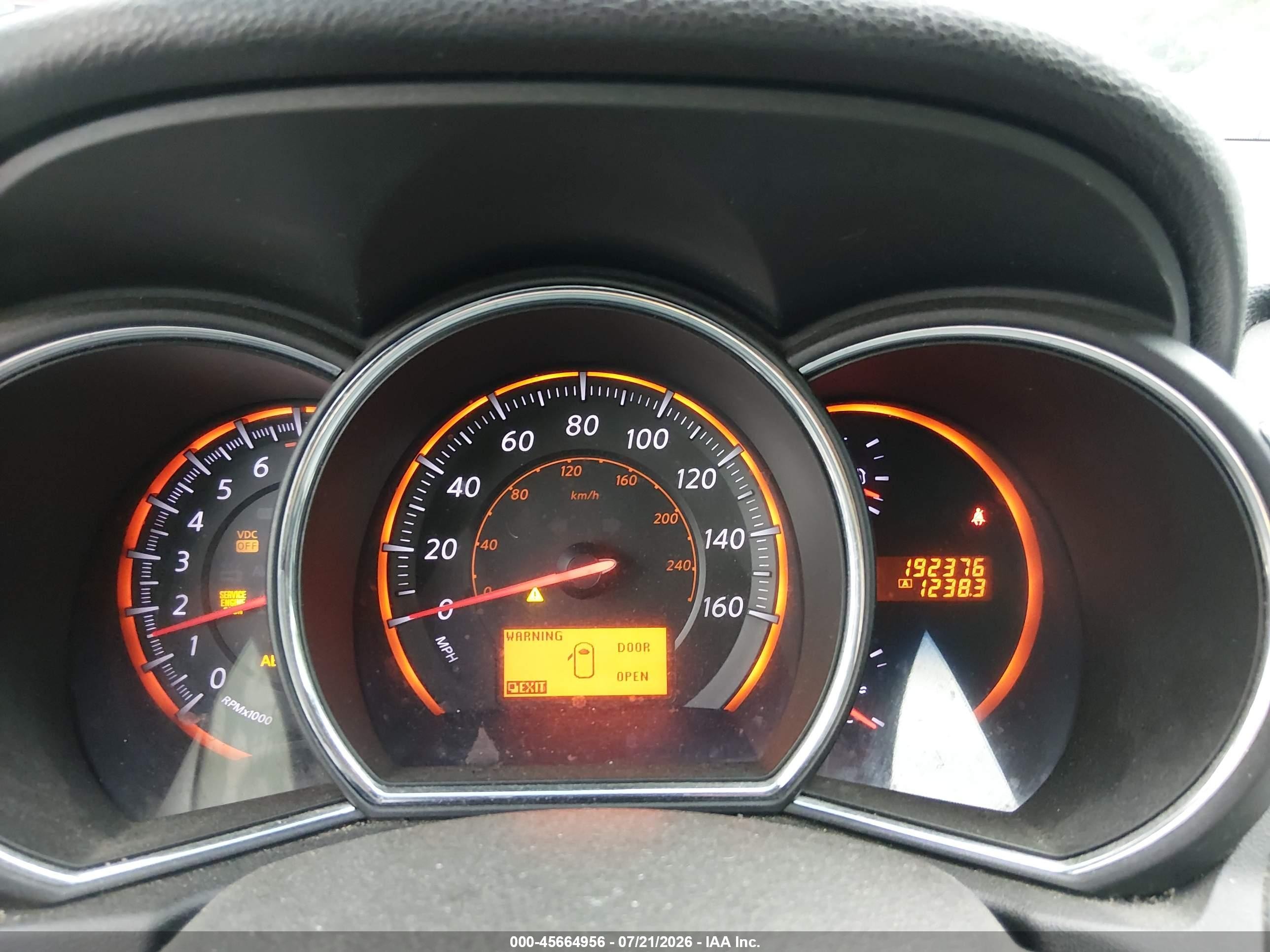 2010 Nissan Murano S Black vin: JN8AZ1MUXAW000863