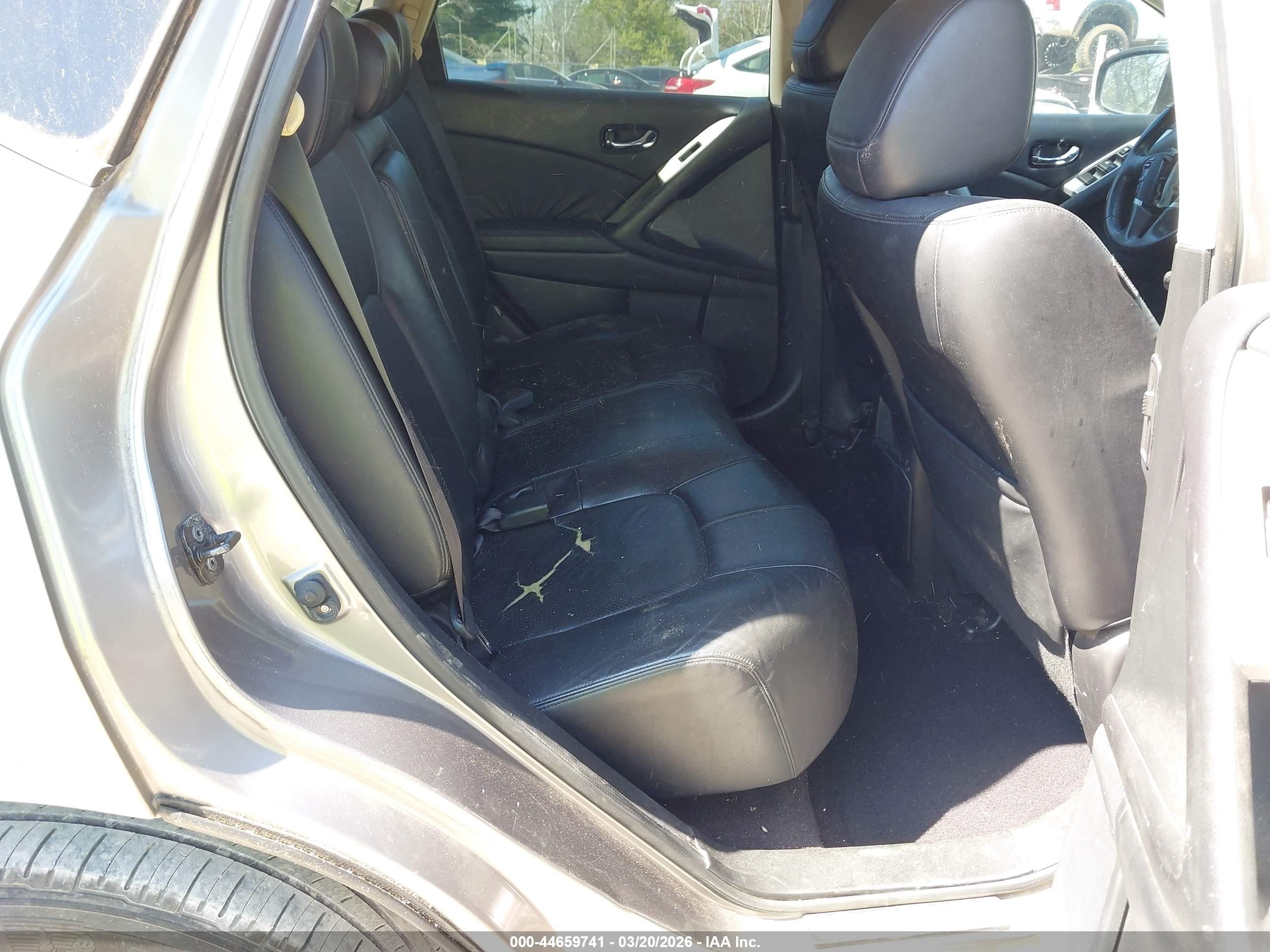 2010 Nissan Murano Sl Gray vin: JN8AZ1MUXAW000975