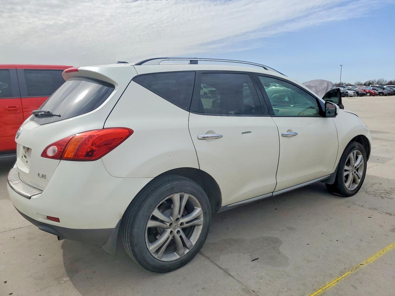 2010 Nissan Murano S White vin: JN8AZ1MUXAW002645