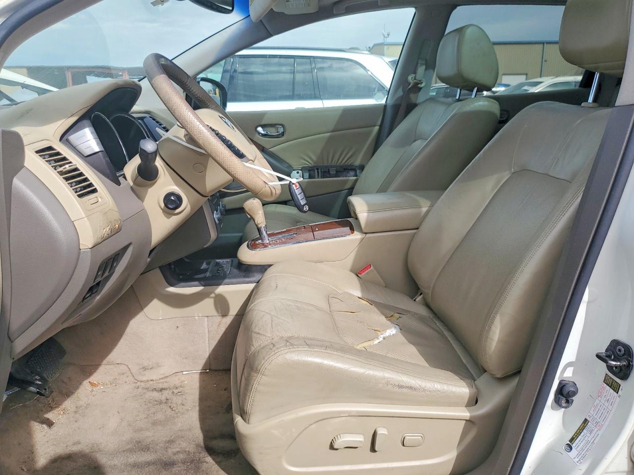 2010 Nissan Murano S White vin: JN8AZ1MUXAW002645
