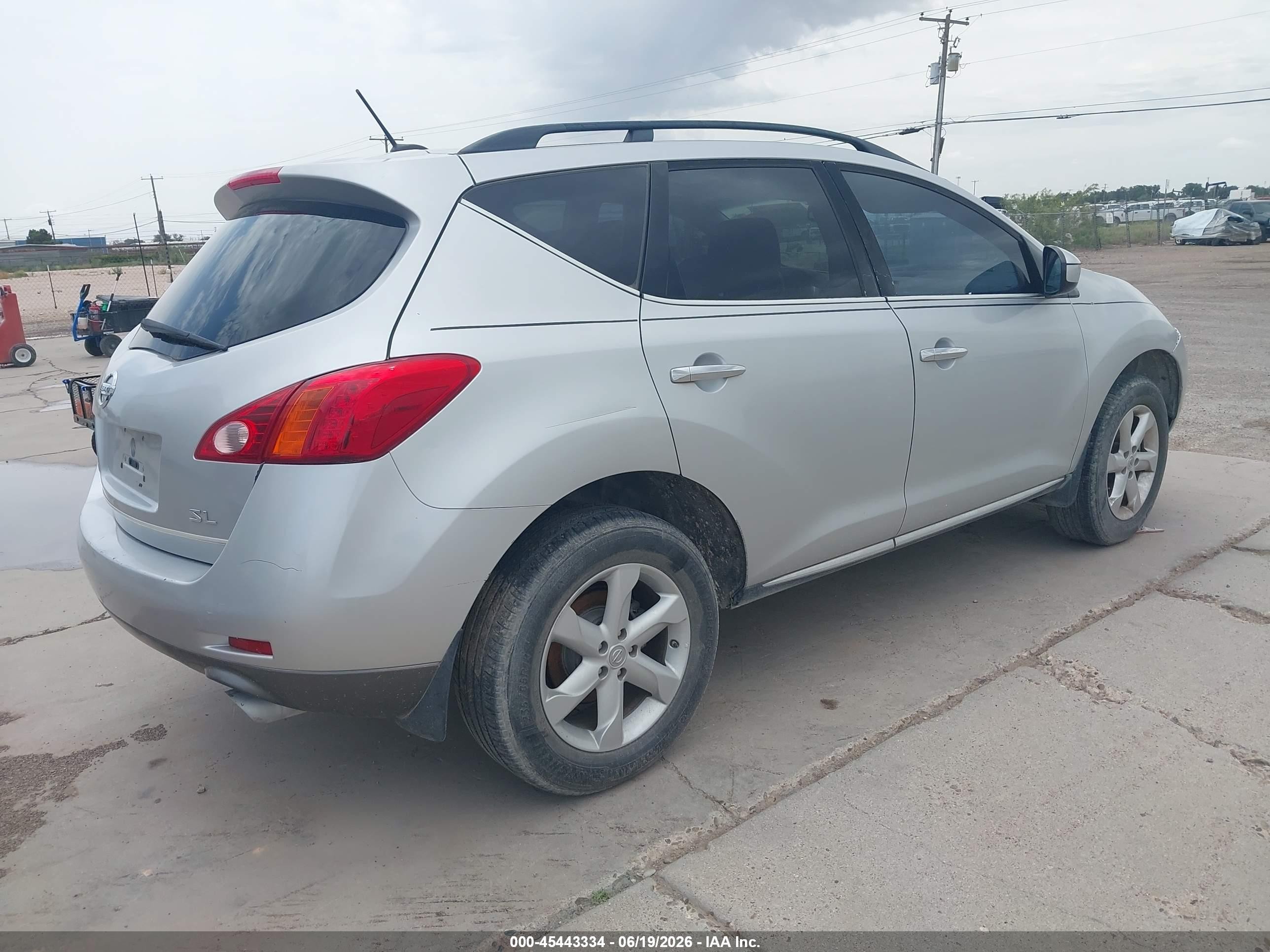 2010 Nissan Murano Sl Silver vin: JN8AZ1MUXAW004525