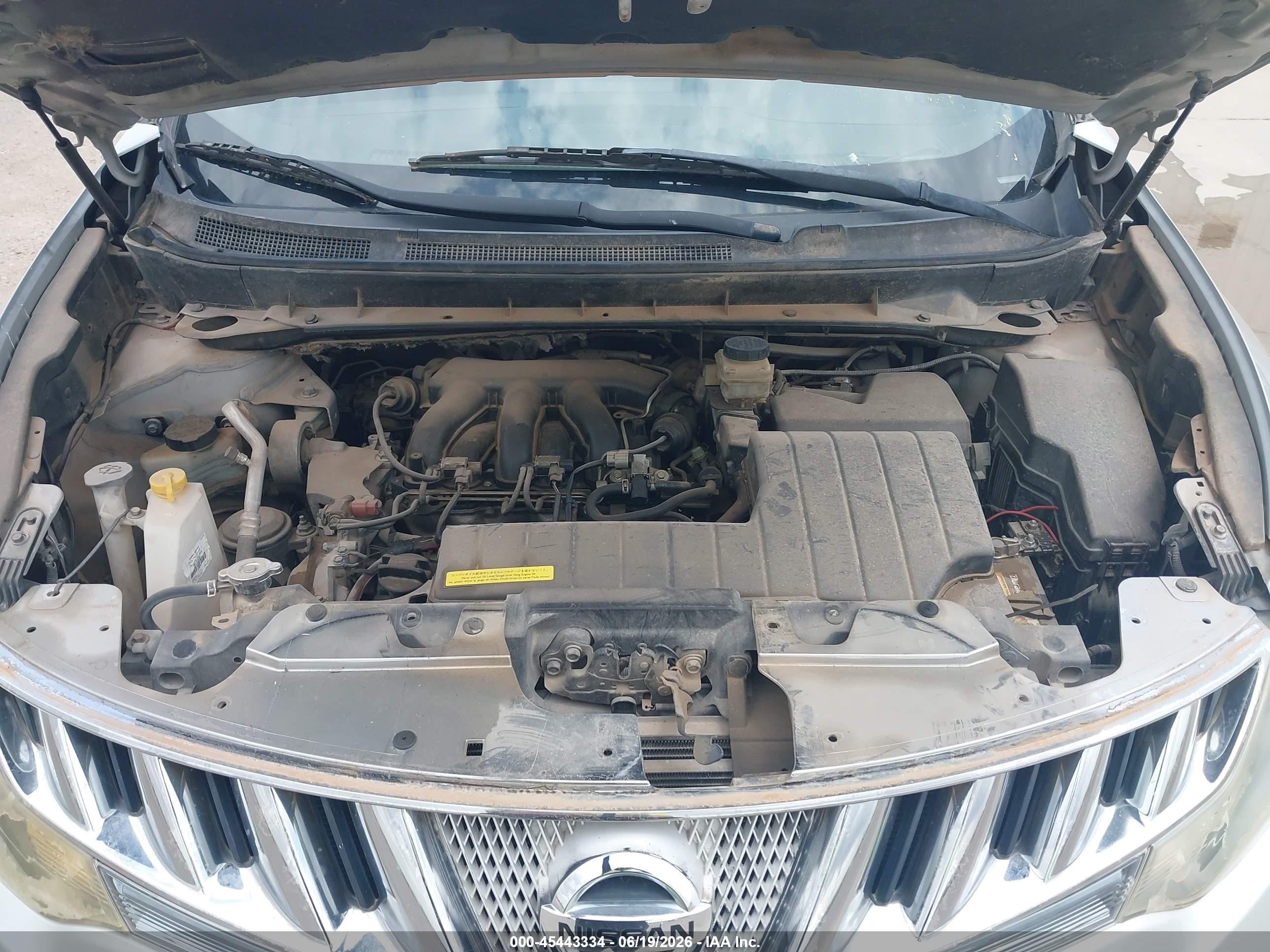 2010 Nissan Murano Sl Silver vin: JN8AZ1MUXAW004525