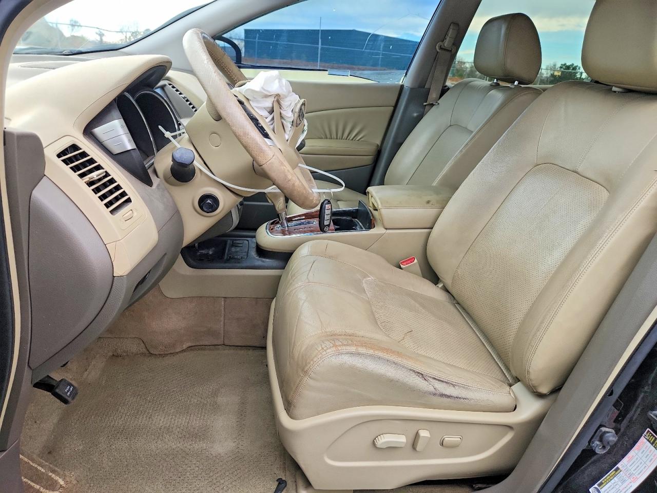 2010 Nissan Murano Black vin: JN8AZ1MUXAW007117