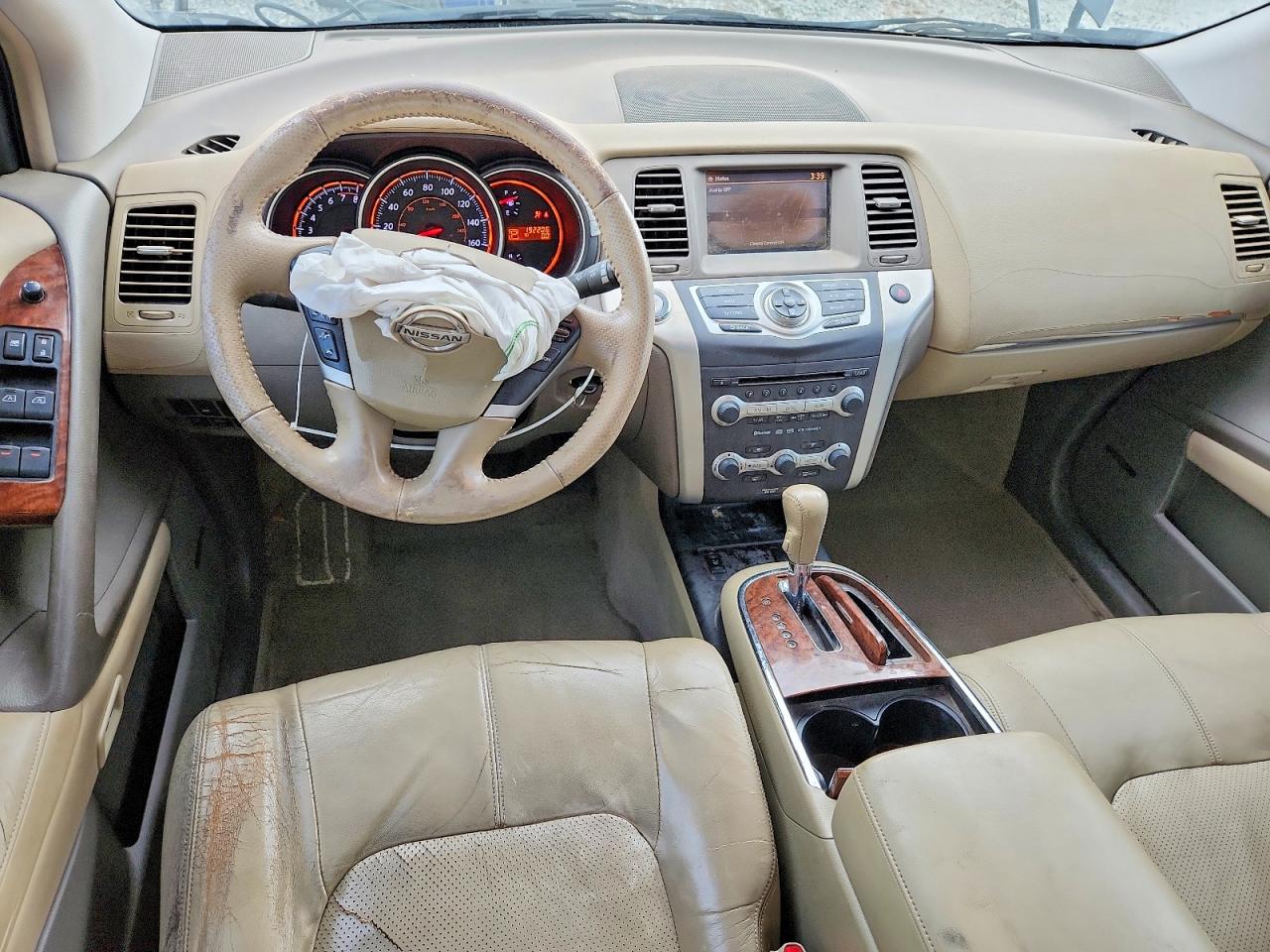 2010 Nissan Murano Black vin: JN8AZ1MUXAW007117