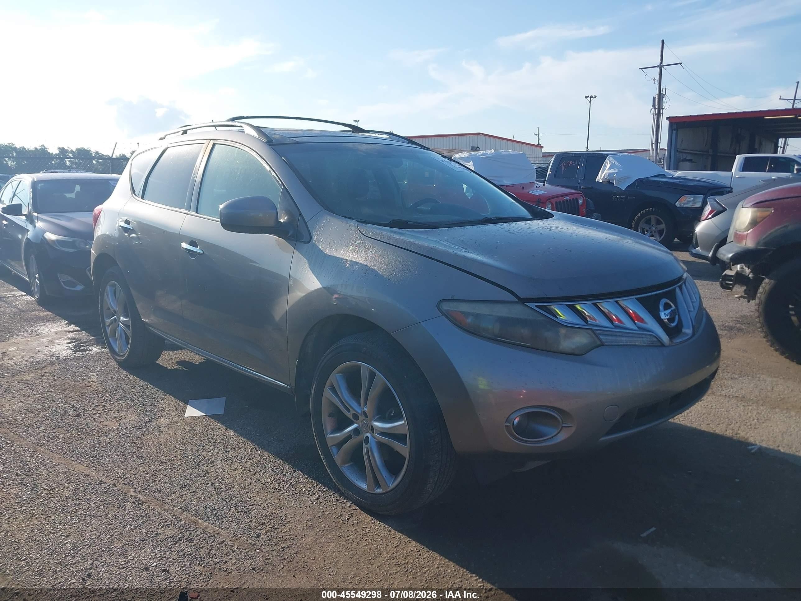 2010 Nissan Murano Le Silver vin: JN8AZ1MUXAW012365