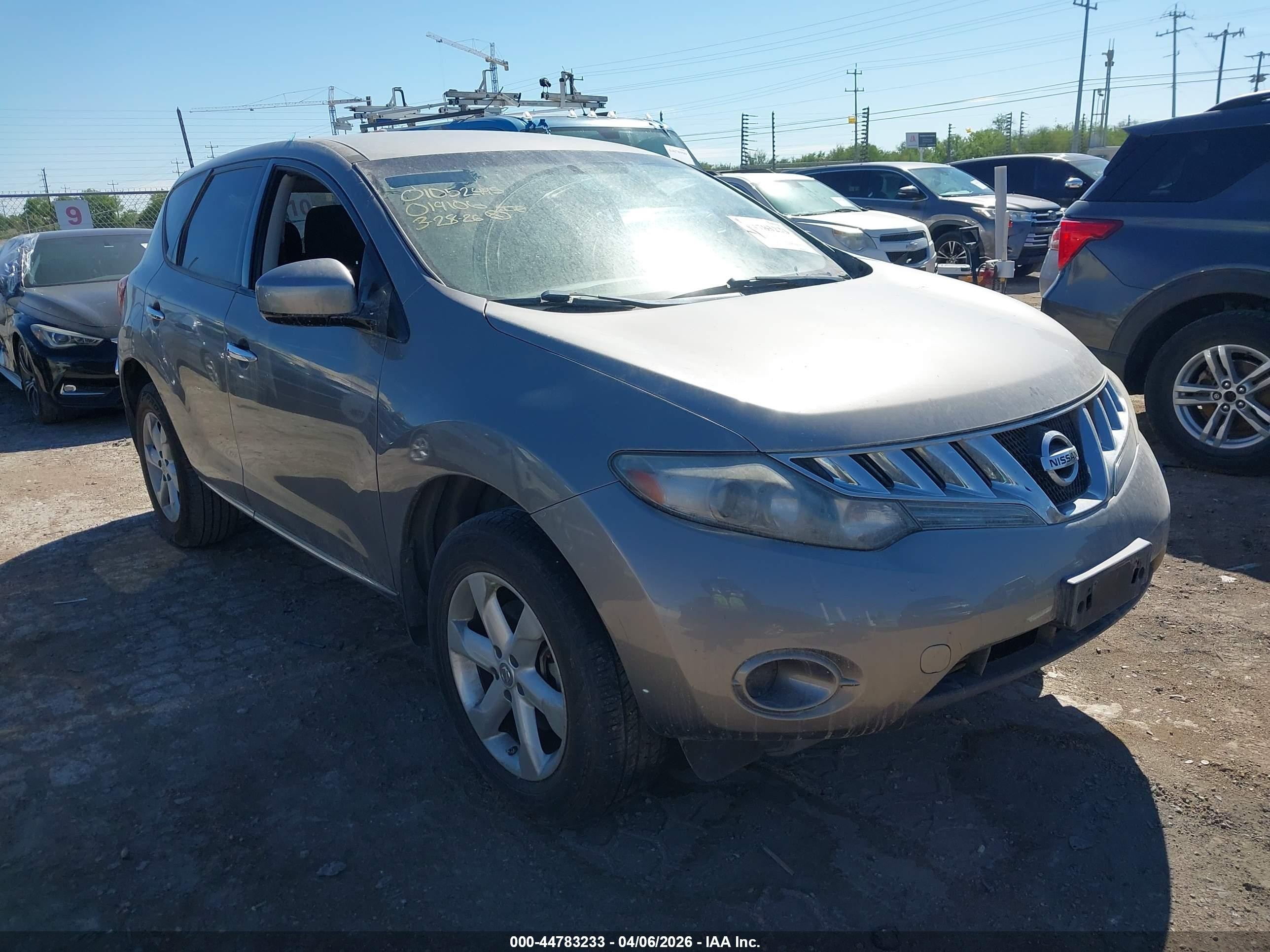 2010 Nissan Murano S Серый vin: JN8AZ1MUXAW019106