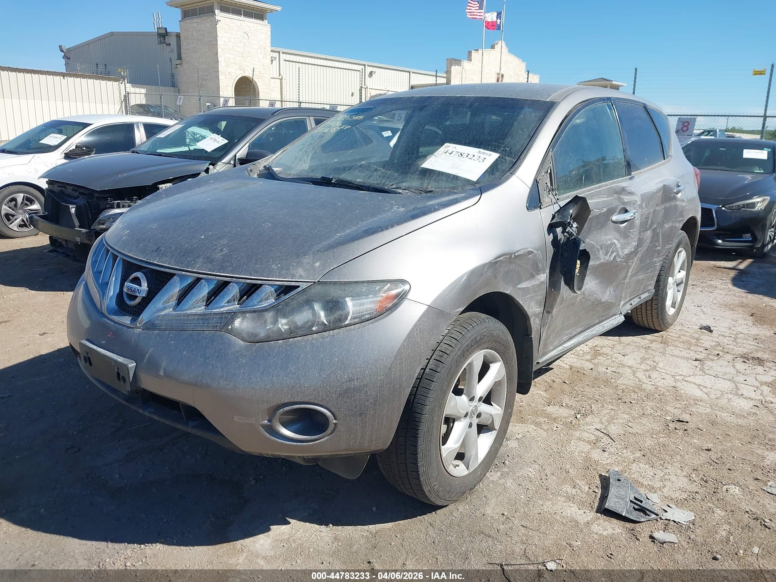 2010 Nissan Murano S Gray vin: JN8AZ1MUXAW019106