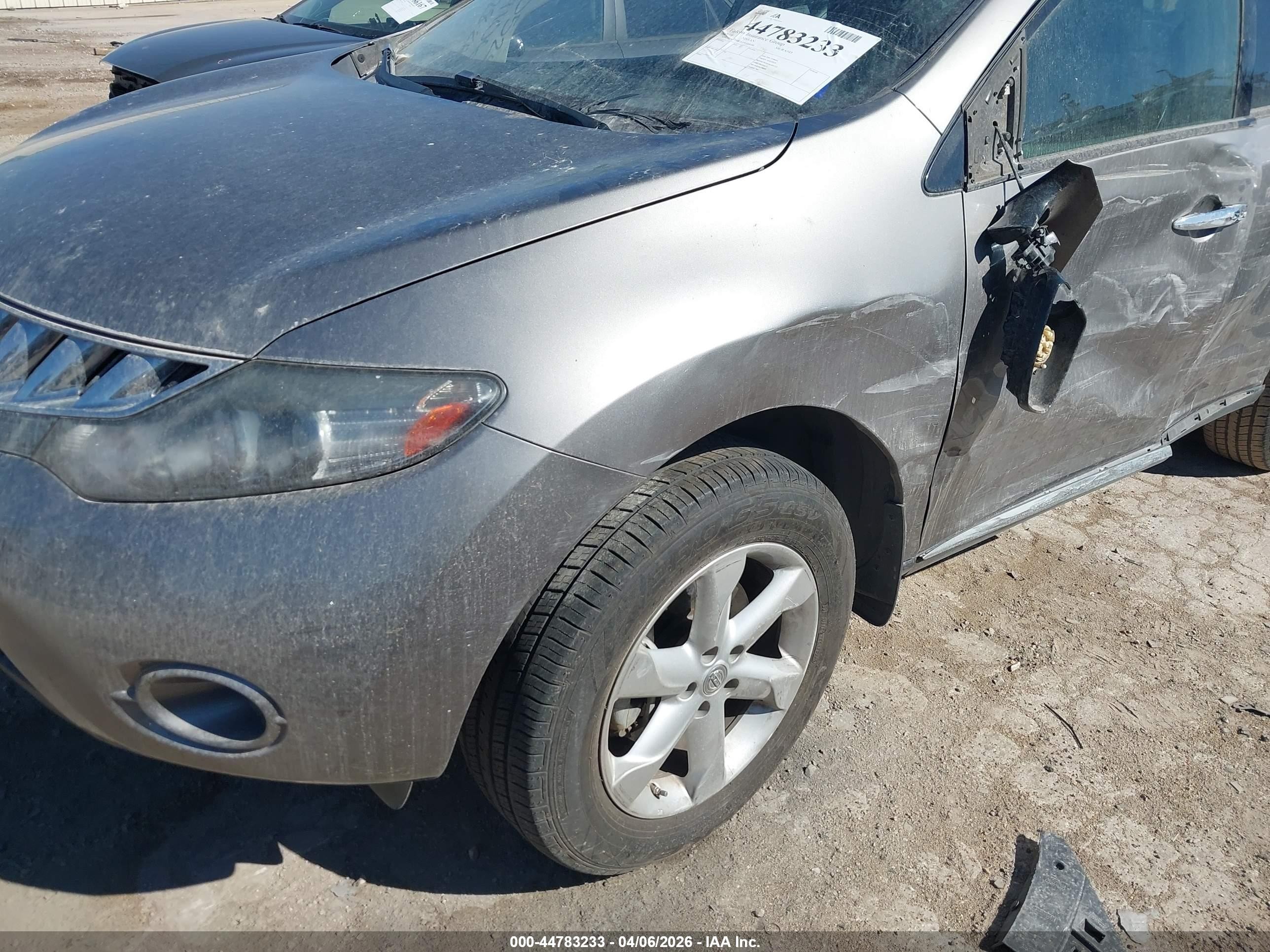 2010 Nissan Murano S Gray vin: JN8AZ1MUXAW019106