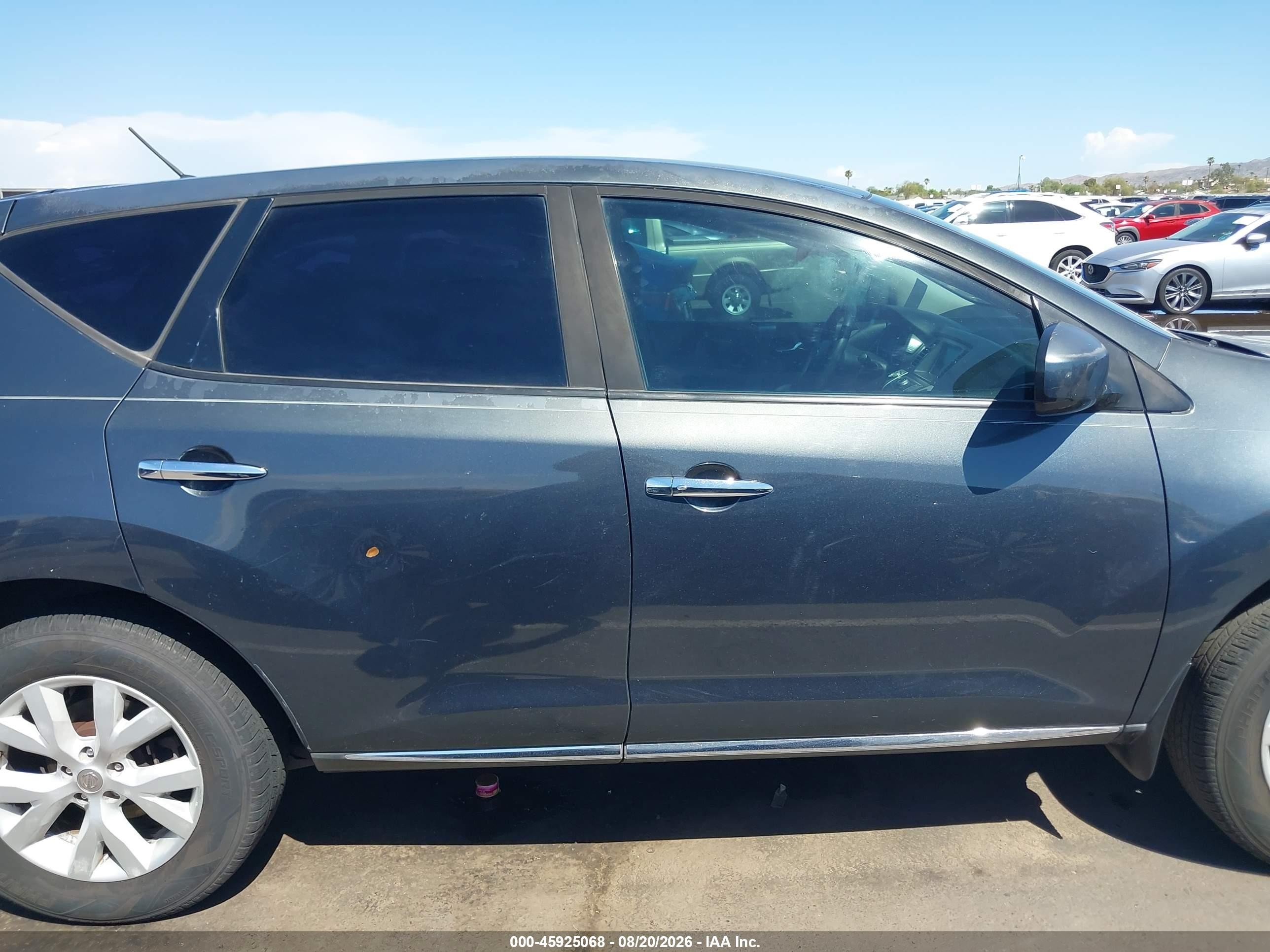 2011 Nissan Murano S Синий vin: JN8AZ1MUXBW056545