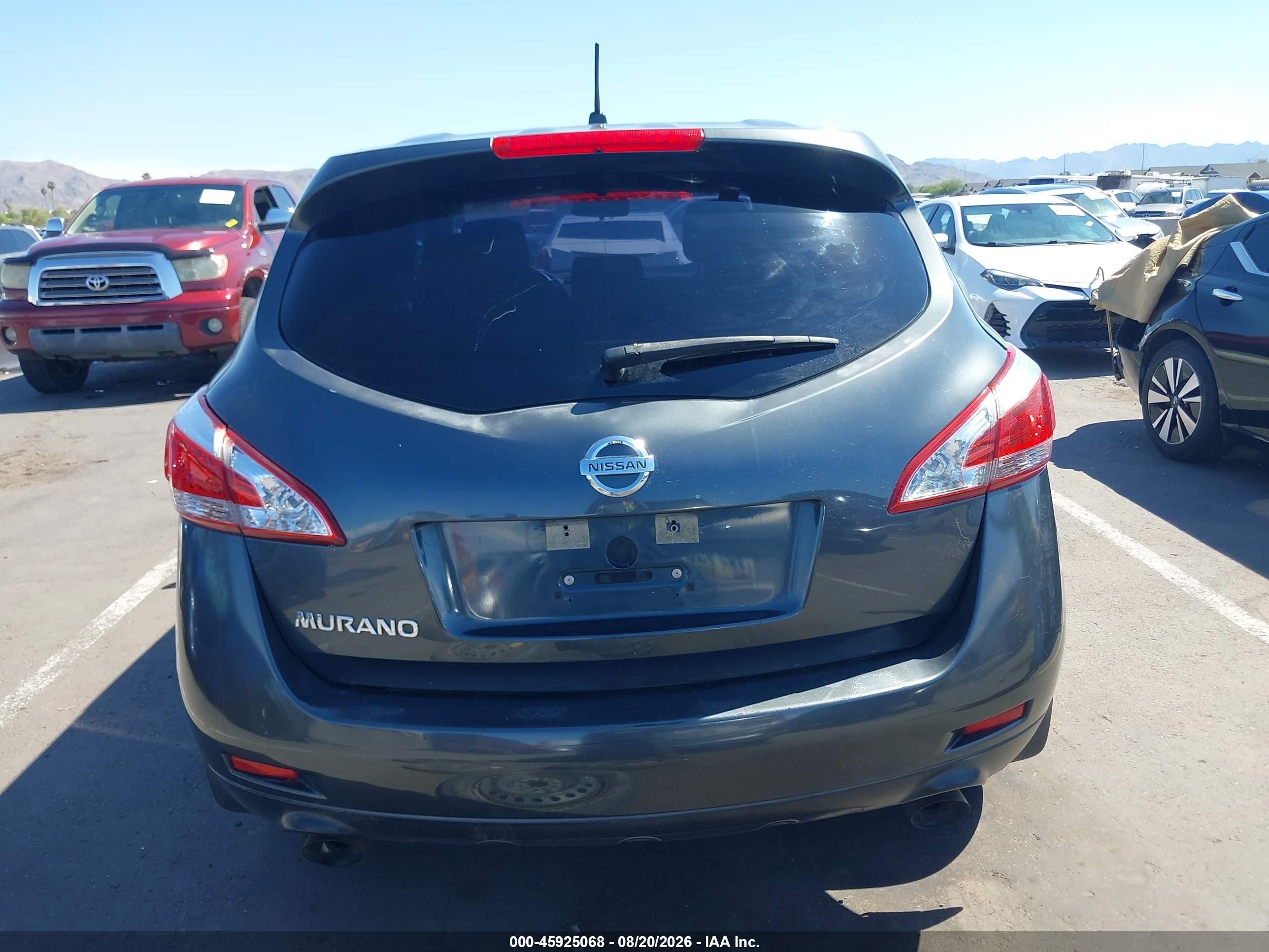 2011 Nissan Murano S Синий vin: JN8AZ1MUXBW056545