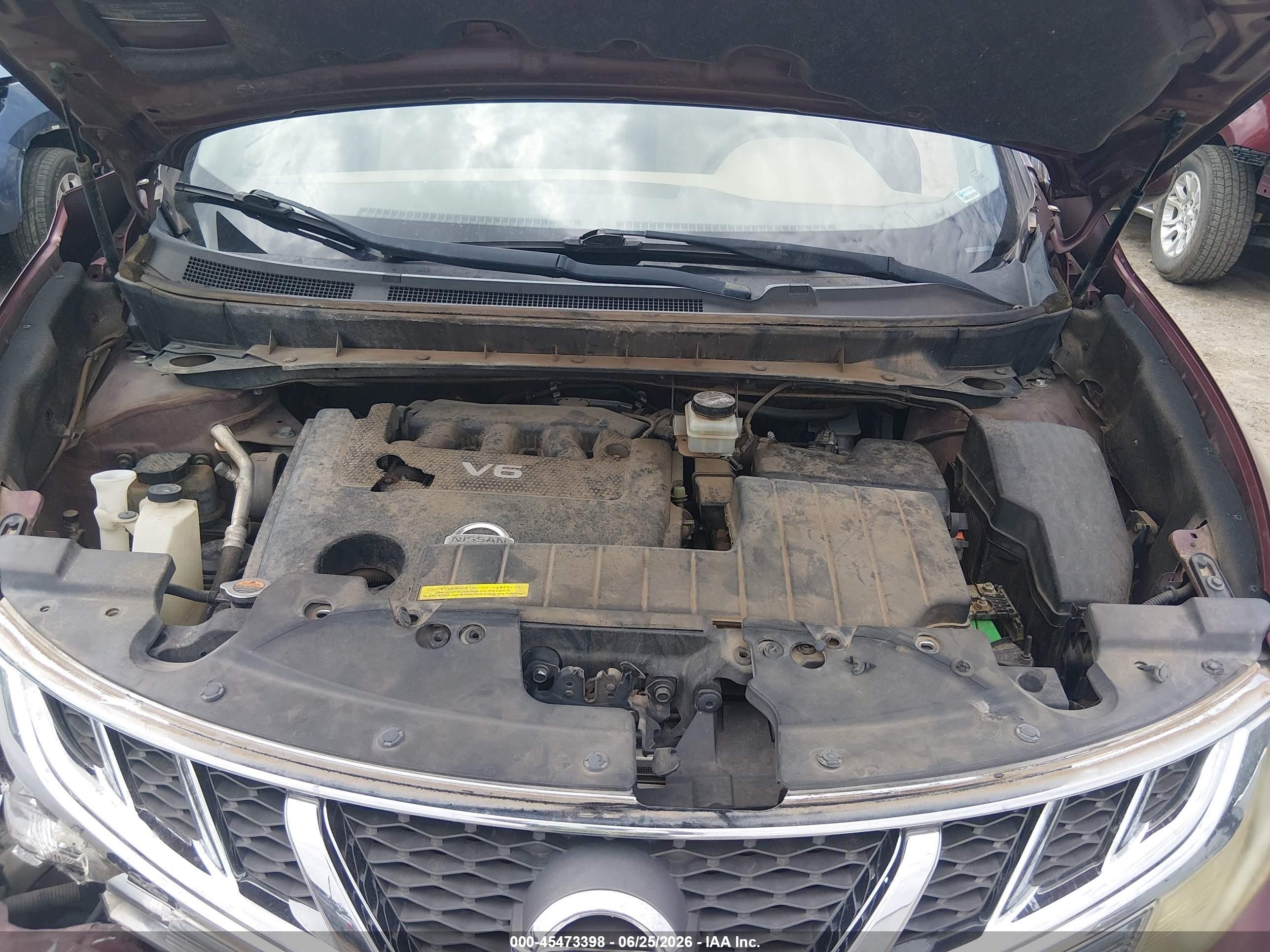 2011 Nissan Murano S Maroon vin: JN8AZ1MUXBW060062