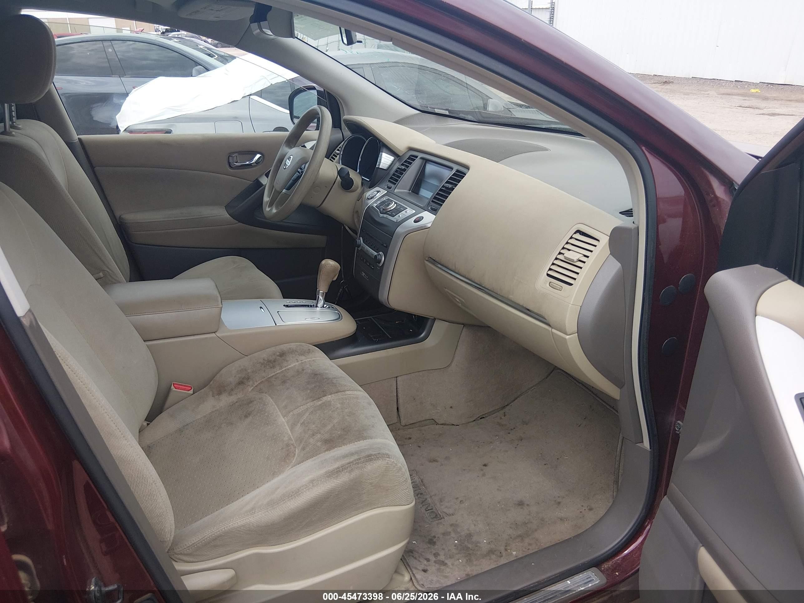 2011 Nissan Murano S Maroon vin: JN8AZ1MUXBW060062