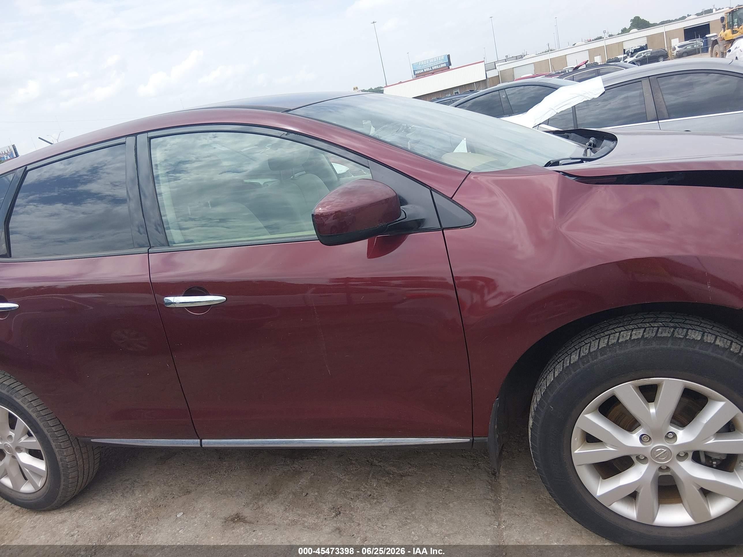 2011 Nissan Murano S Maroon vin: JN8AZ1MUXBW060062