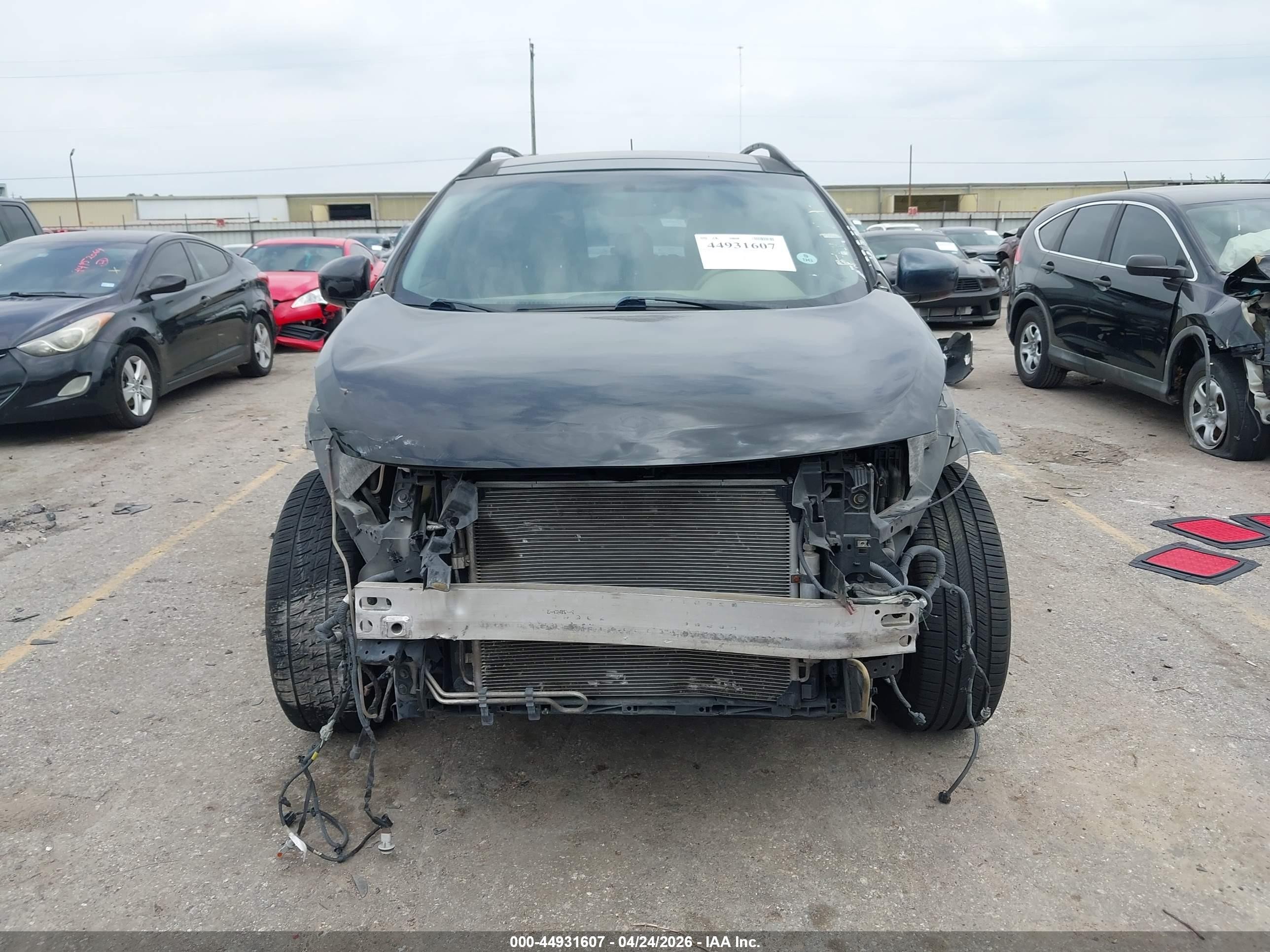 2011 Nissan Murano Sl Black vin: JN8AZ1MUXBW062538