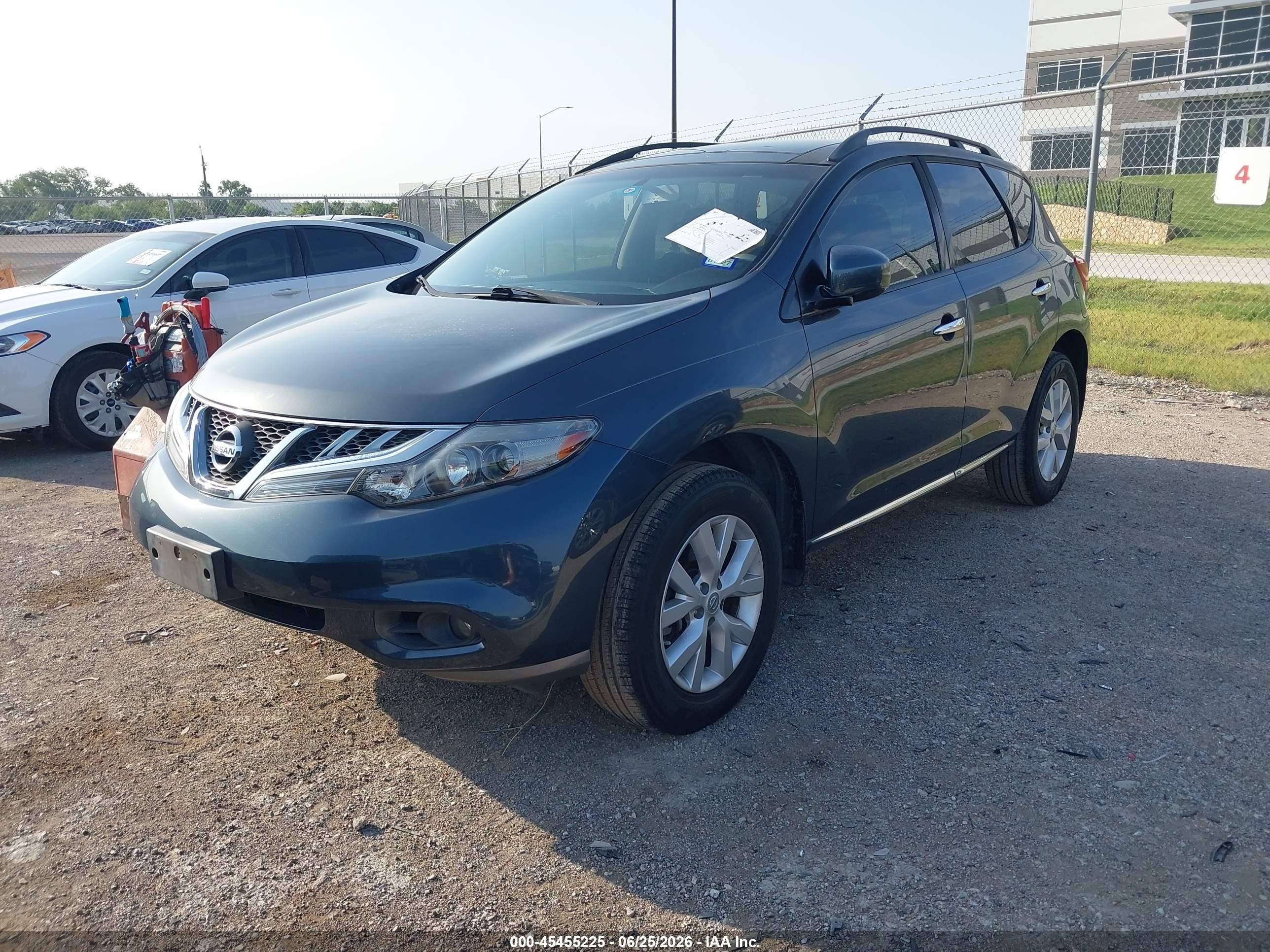 2011 Nissan Murano Sv Green vin: JN8AZ1MUXBW066105
