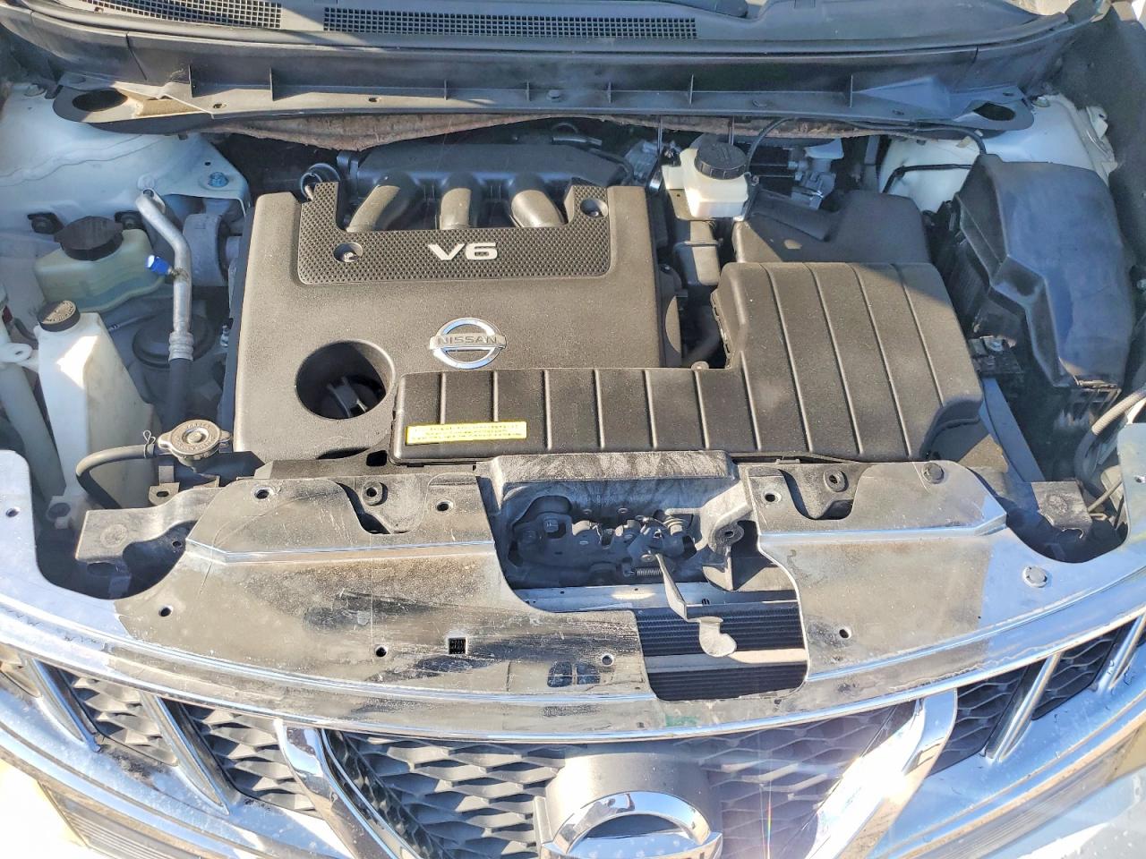 2012 Nissan Murano S White vin: JN8AZ1MUXCW100755