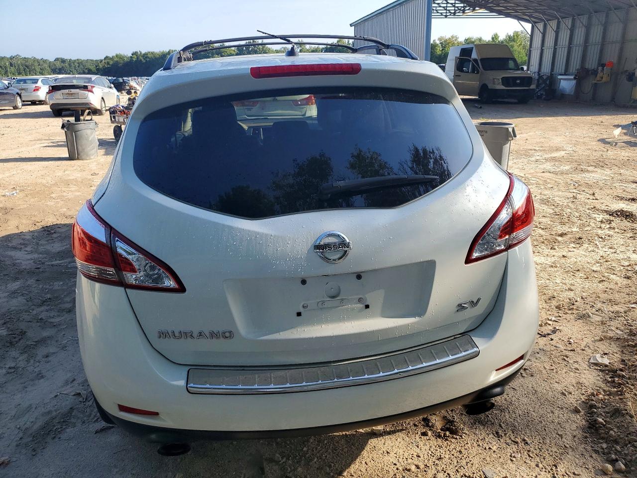 2012 Nissan Murano S White vin: JN8AZ1MUXCW100755