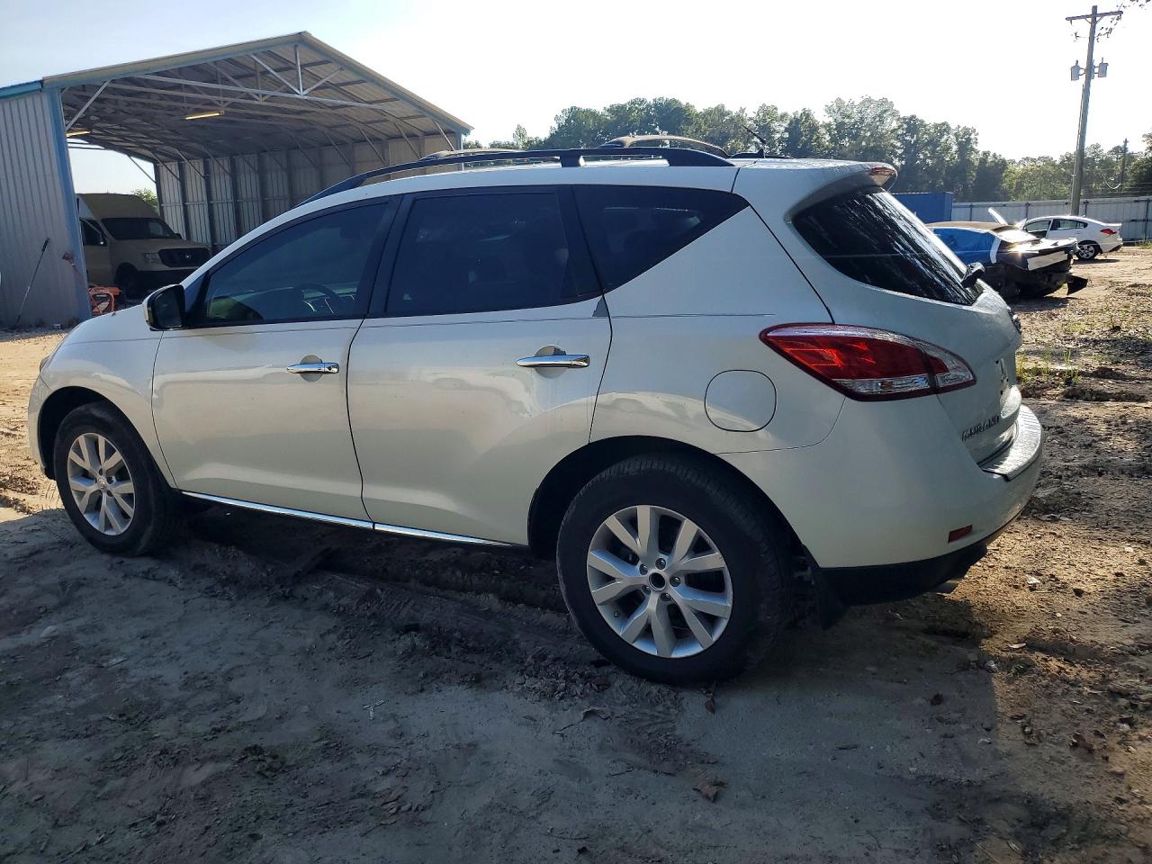 2012 Nissan Murano S White vin: JN8AZ1MUXCW100755