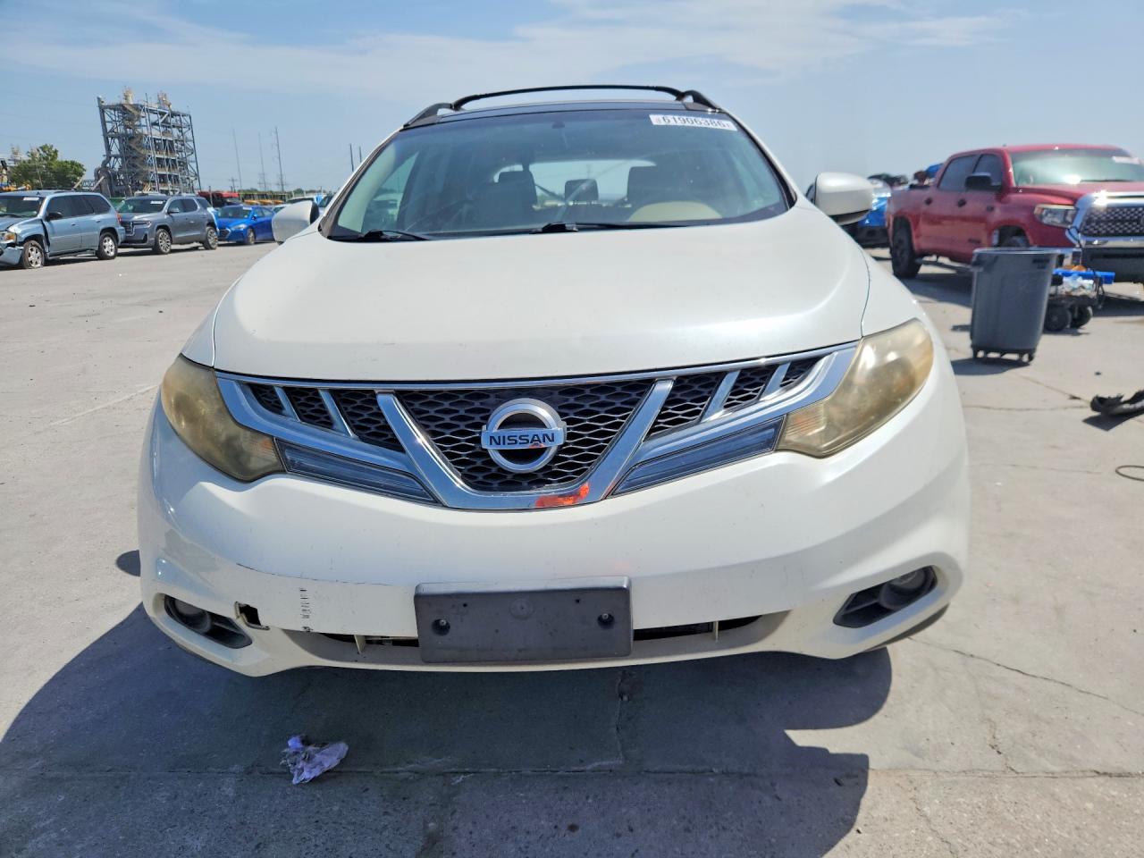 2012 Nissan Murano S White vin: JN8AZ1MUXCW102506