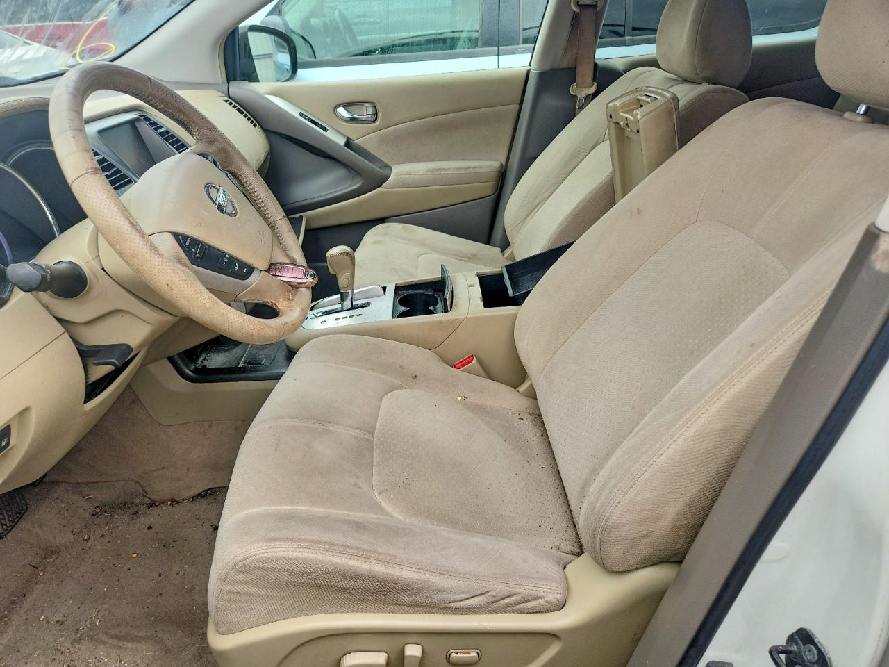 2012 Nissan Murano S White vin: JN8AZ1MUXCW102506
