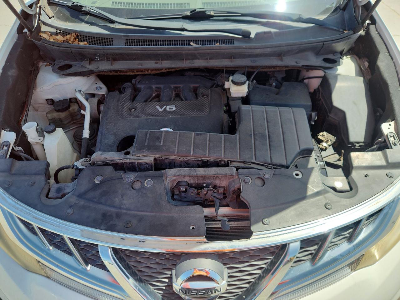 2012 Nissan Murano S White vin: JN8AZ1MUXCW102506