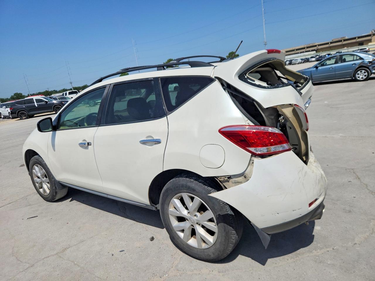 2012 Nissan Murano S White vin: JN8AZ1MUXCW102506